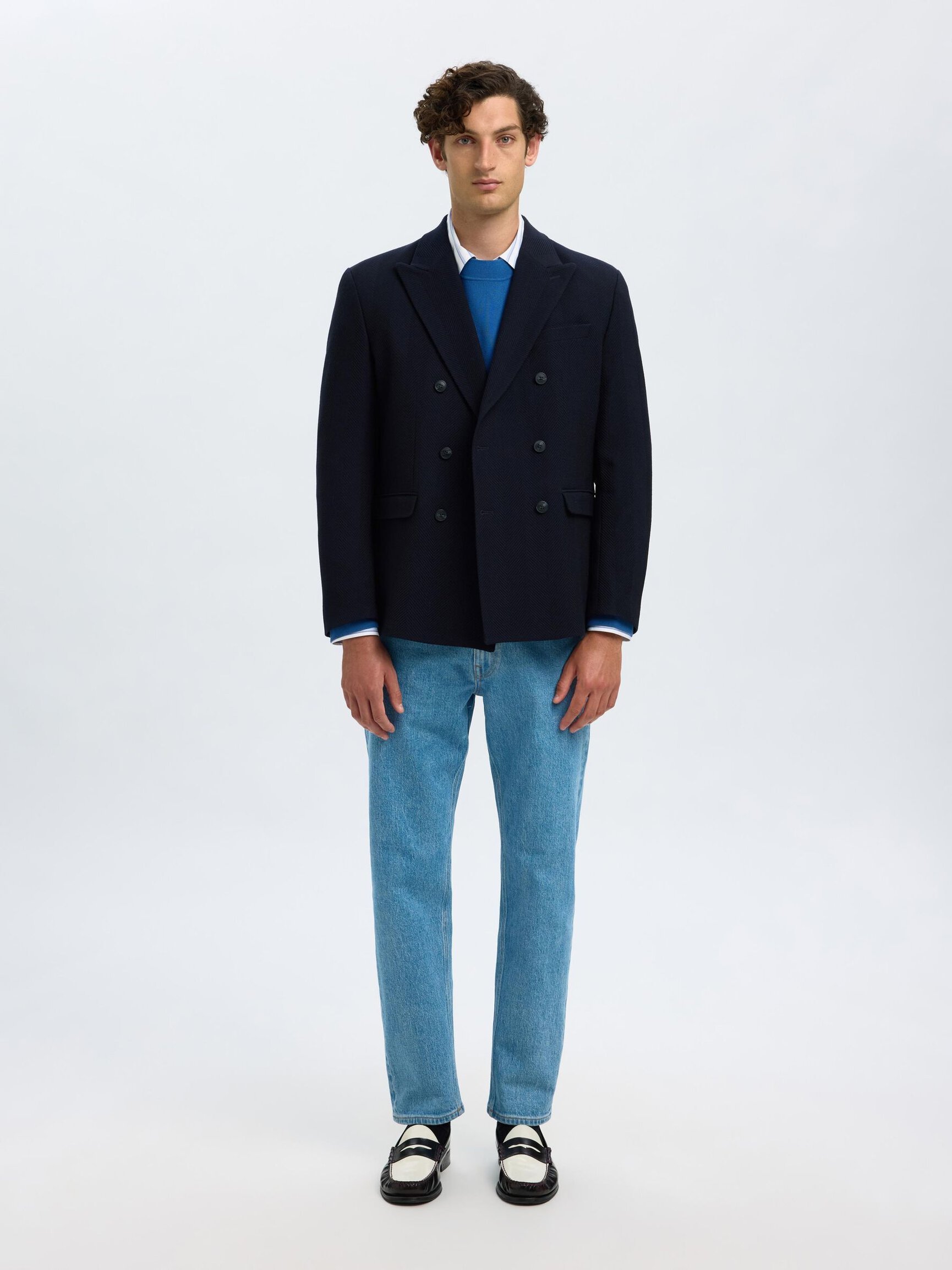 RELAXED FIT COTTON BLEND PULLOVER