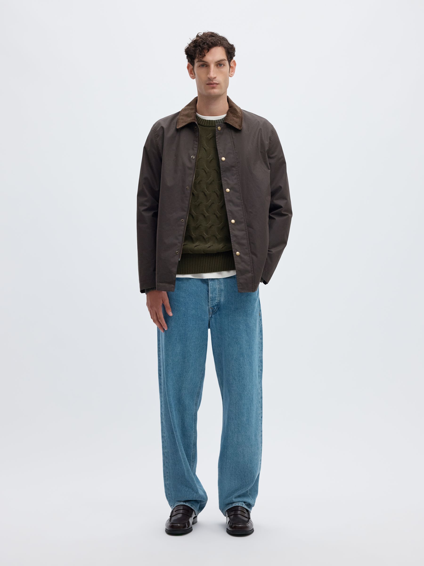 CABLE KNIT CREWNECK JUMPER