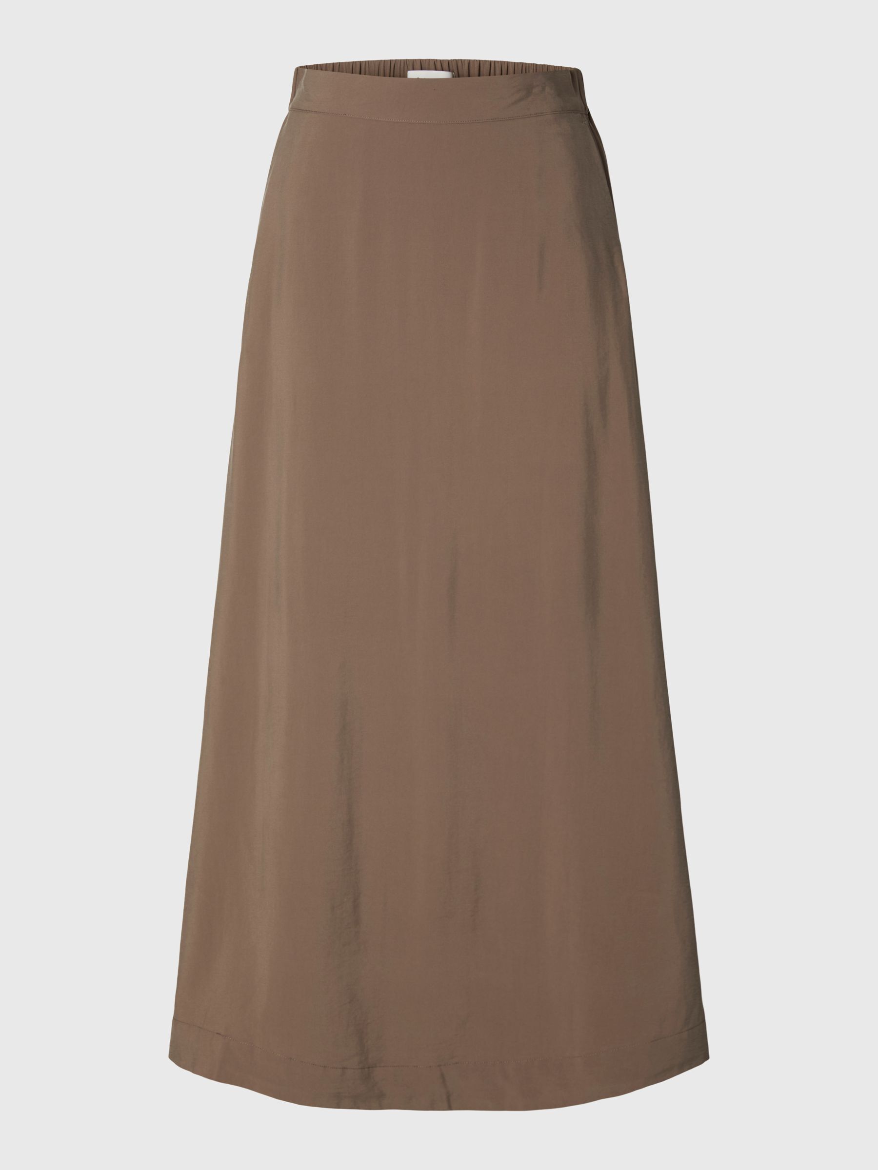 VISCOSE BLEND MAXI SKIRT