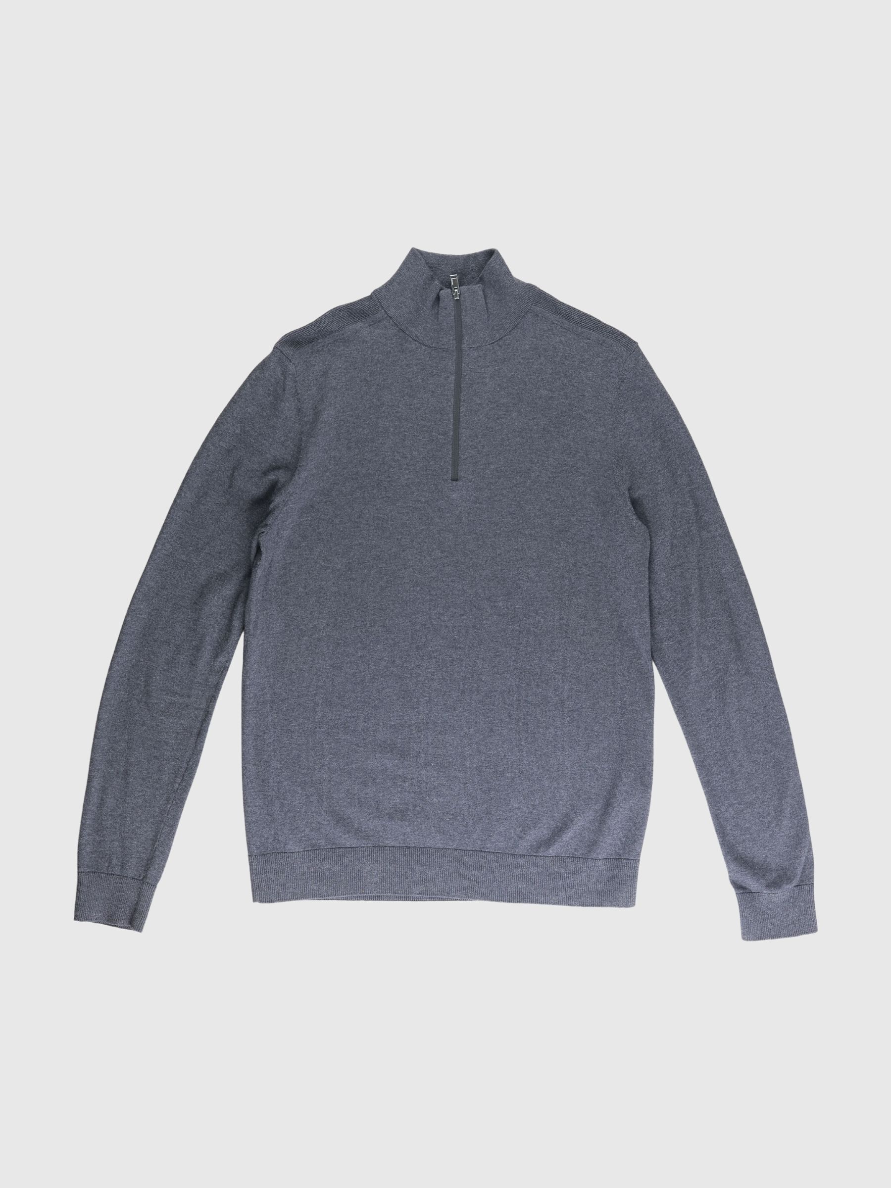KNITTED LONG-SLEEVED POLO
