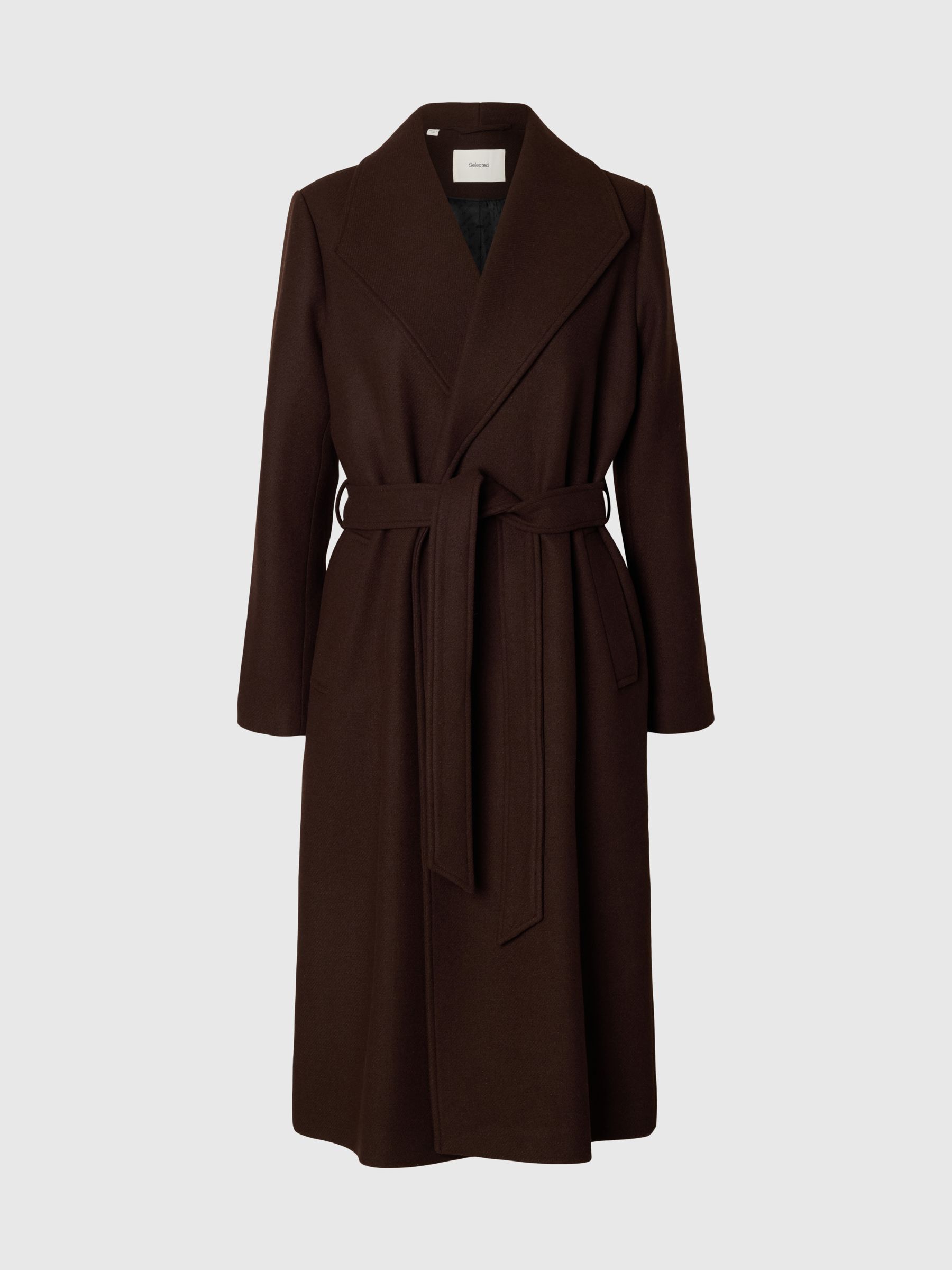 WOOL BLEND LONG COAT