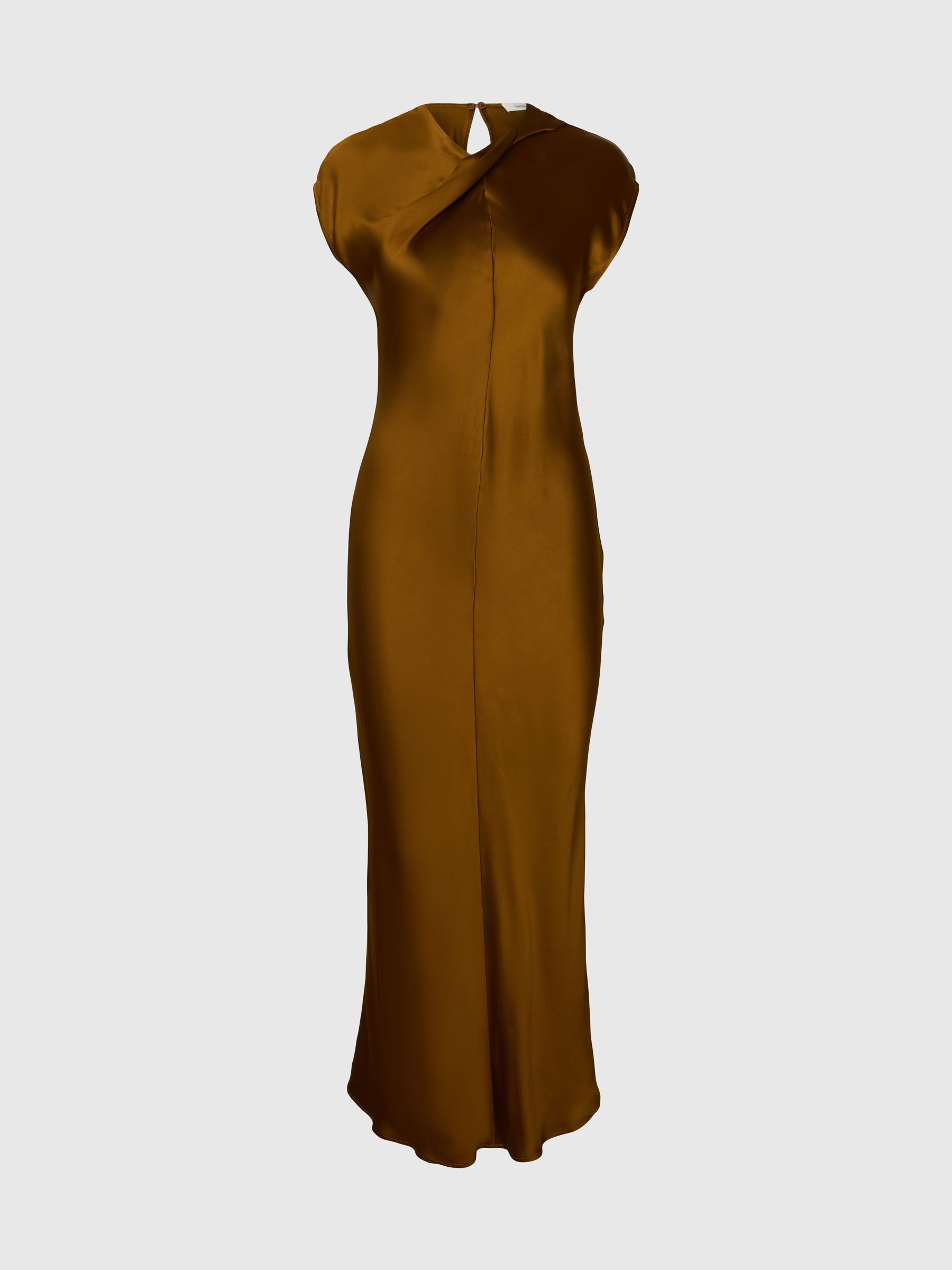 SATIN MAXI DRESS