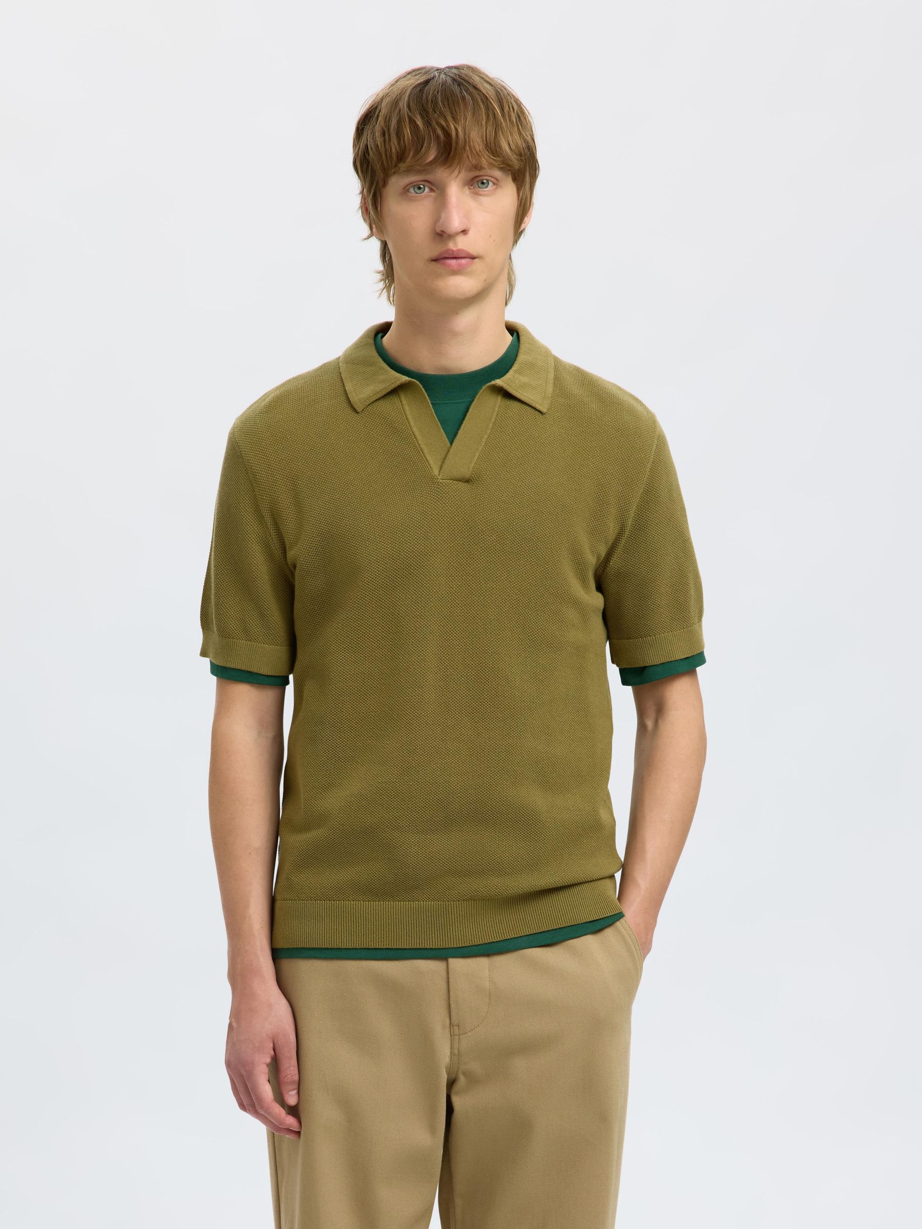 REGULAR FIT COTTON POLO SHIRT