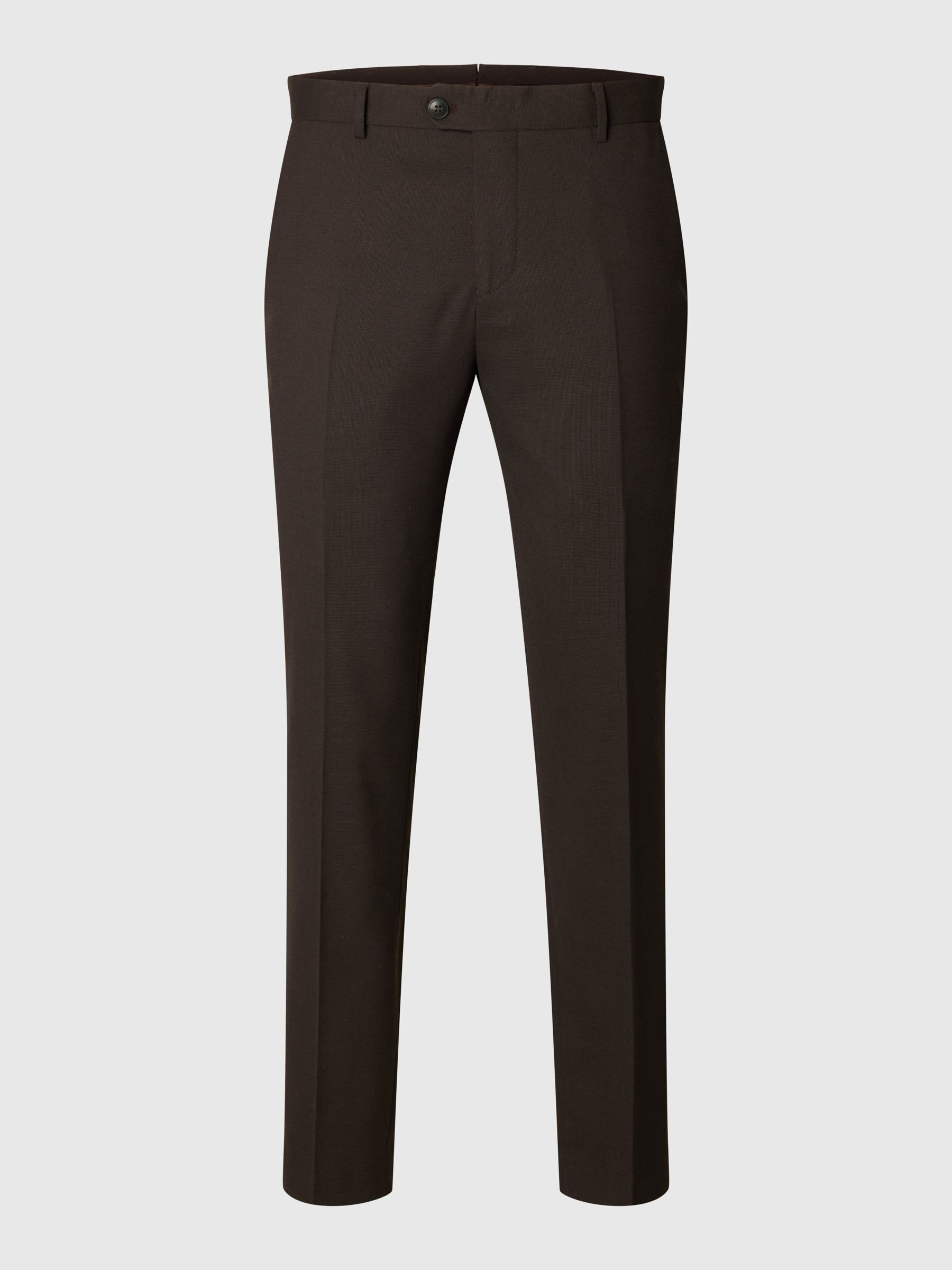 WOVEN WOOL BLEND TROUSERS