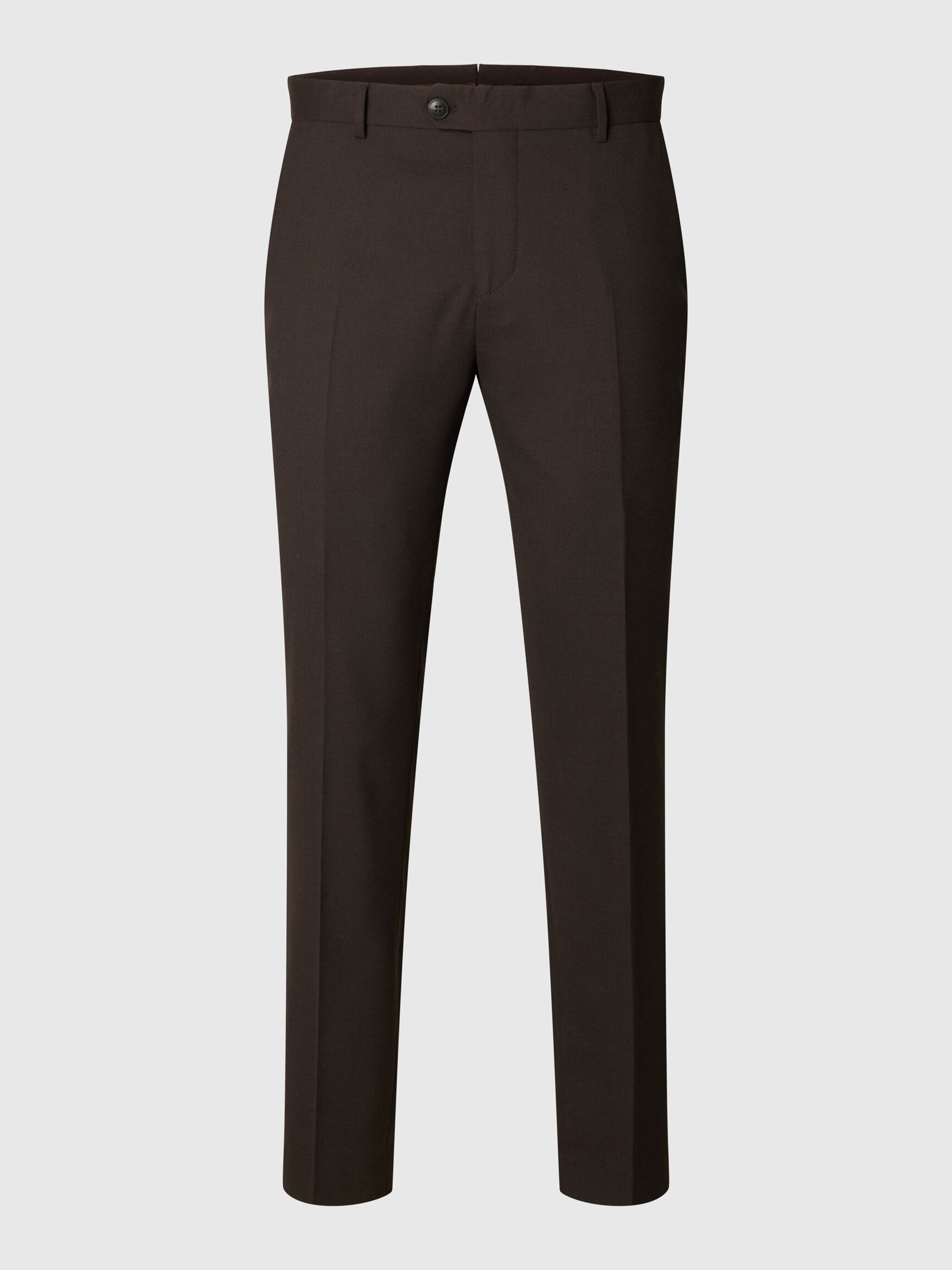 WOVEN WOOL BLEND TROUSERS