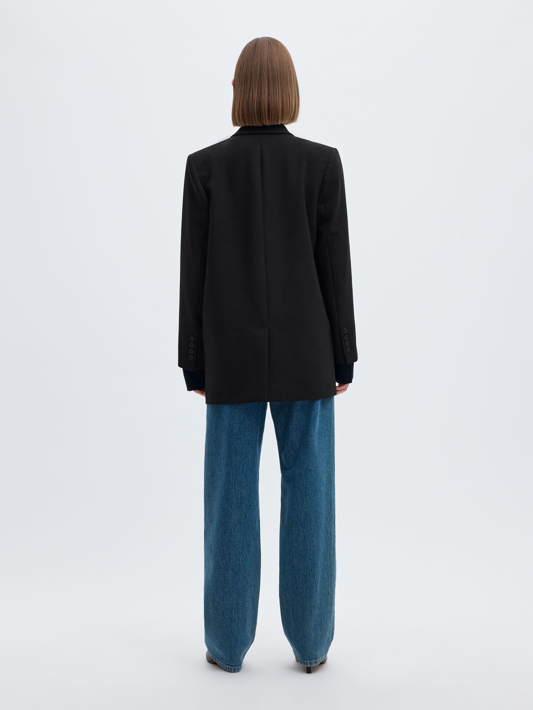 LANGER RELAXED FIT EINREIHIGER BLAZER