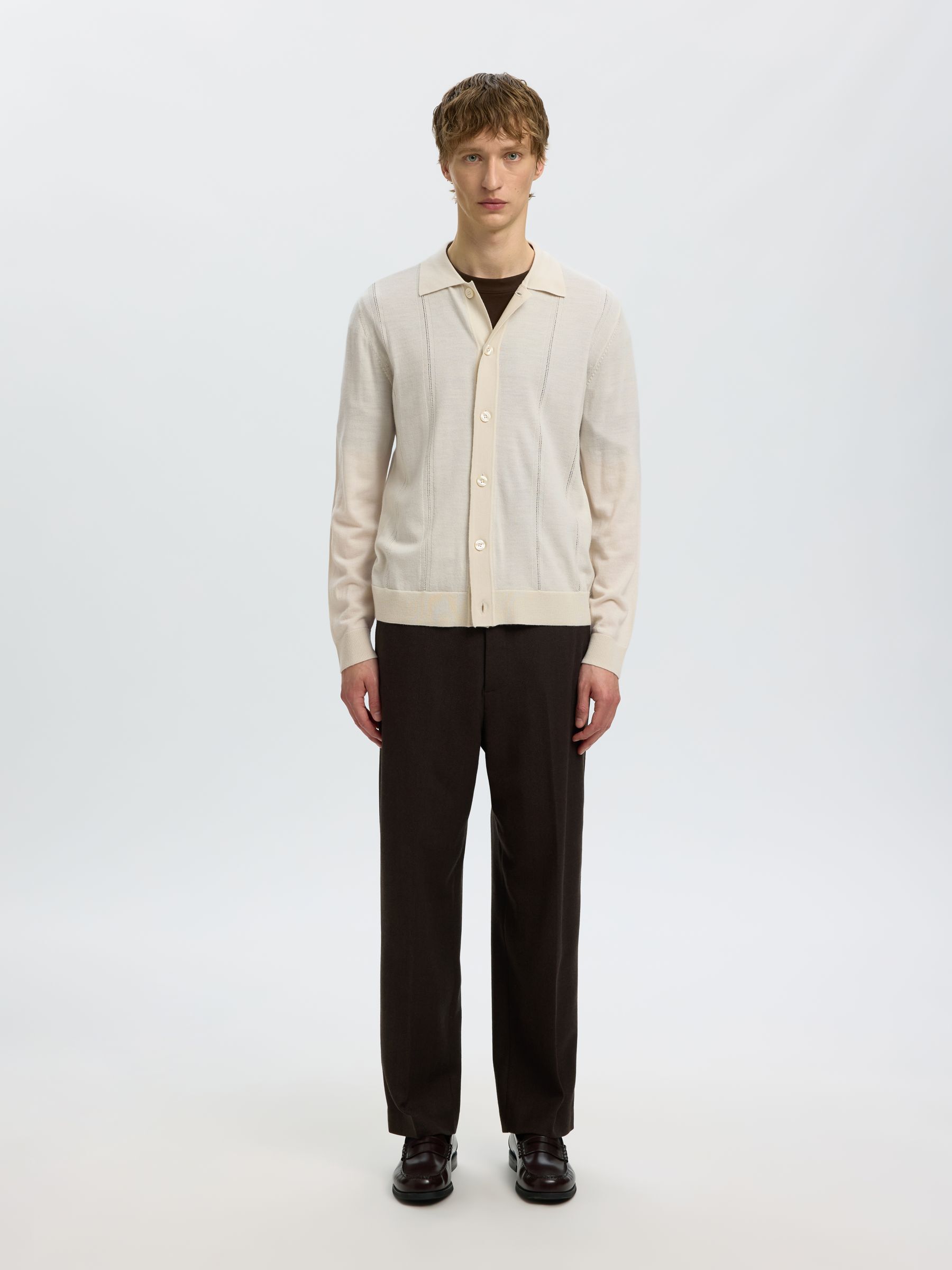 100% MERINO WOOL CARDIGAN
