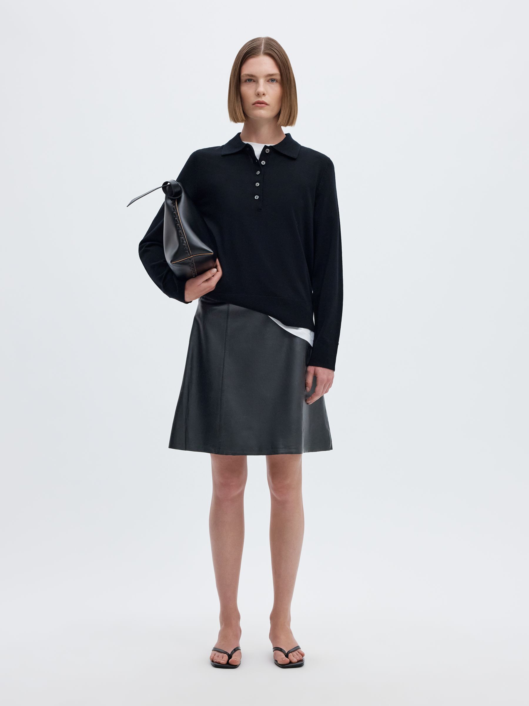 MINI LEATHER SKIRT