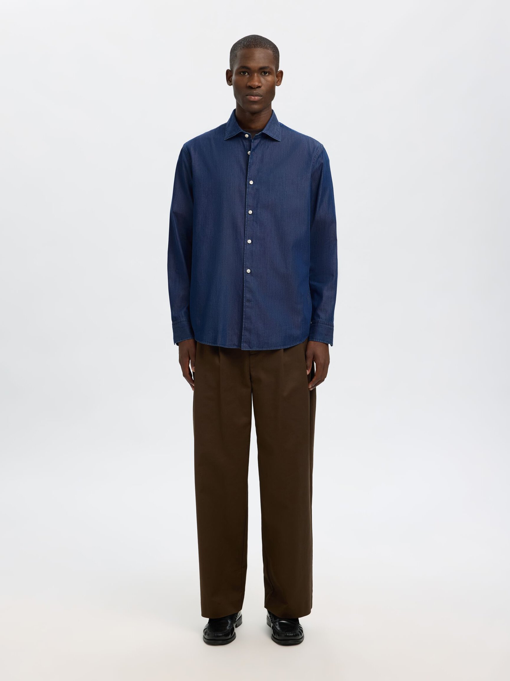 REGULAR FIT DENIM SHIRT