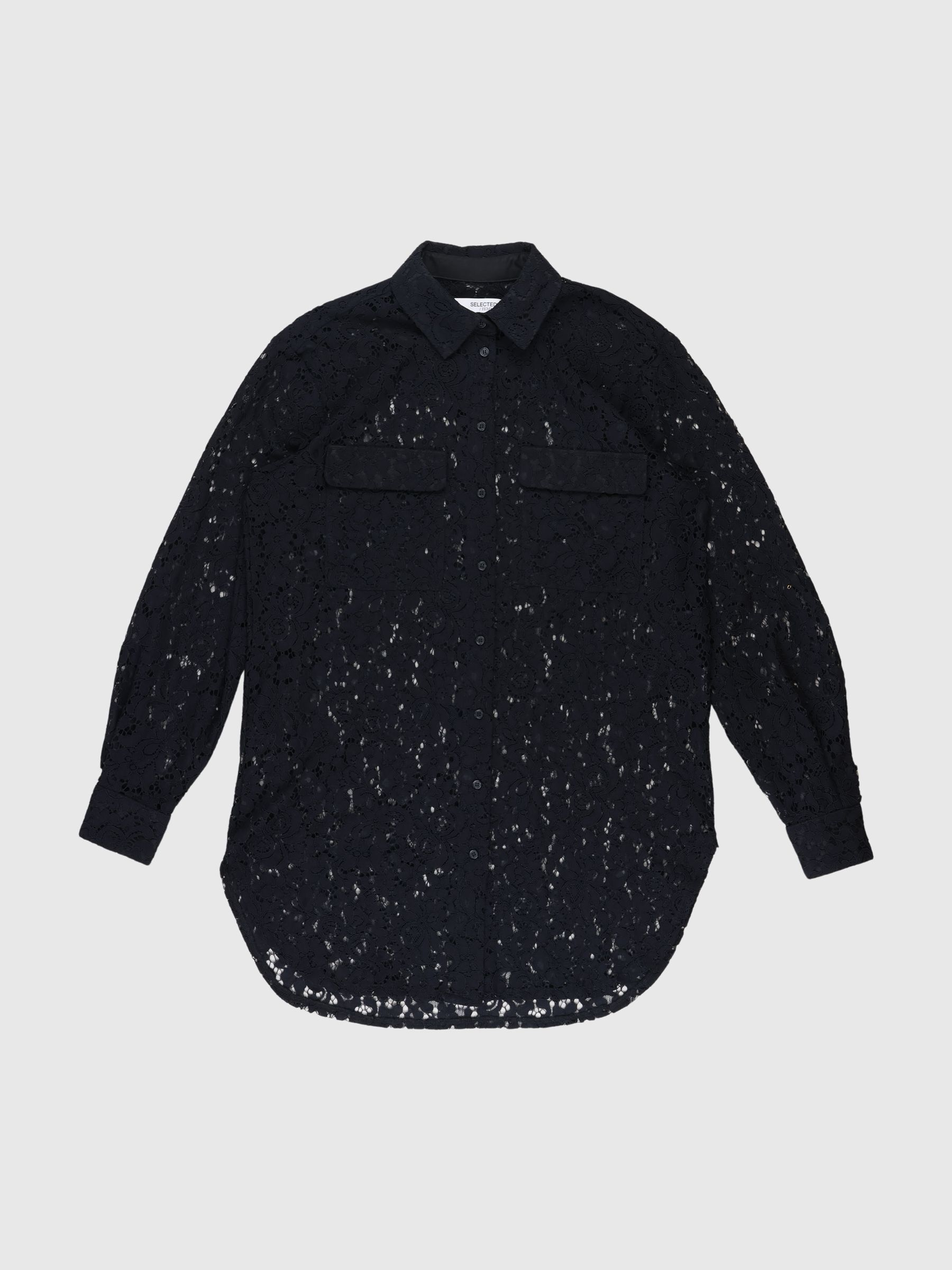 LONG-SLEEVED LACE SHIRT