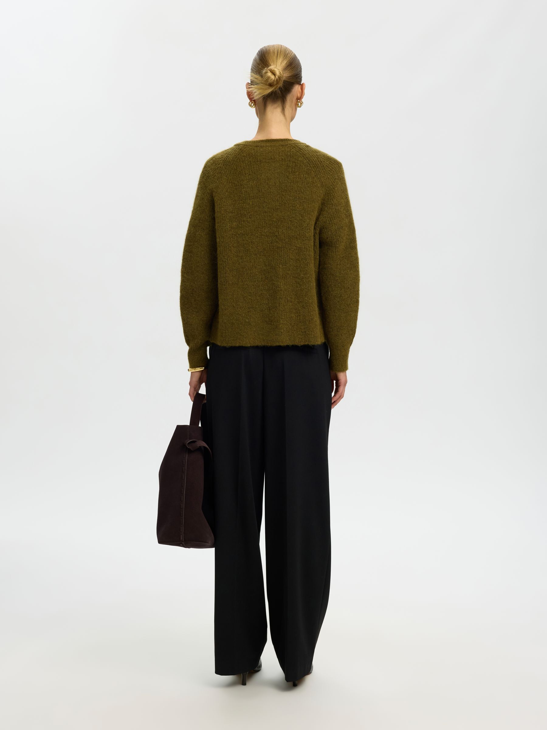 WOOL BLEND CARDIGAN