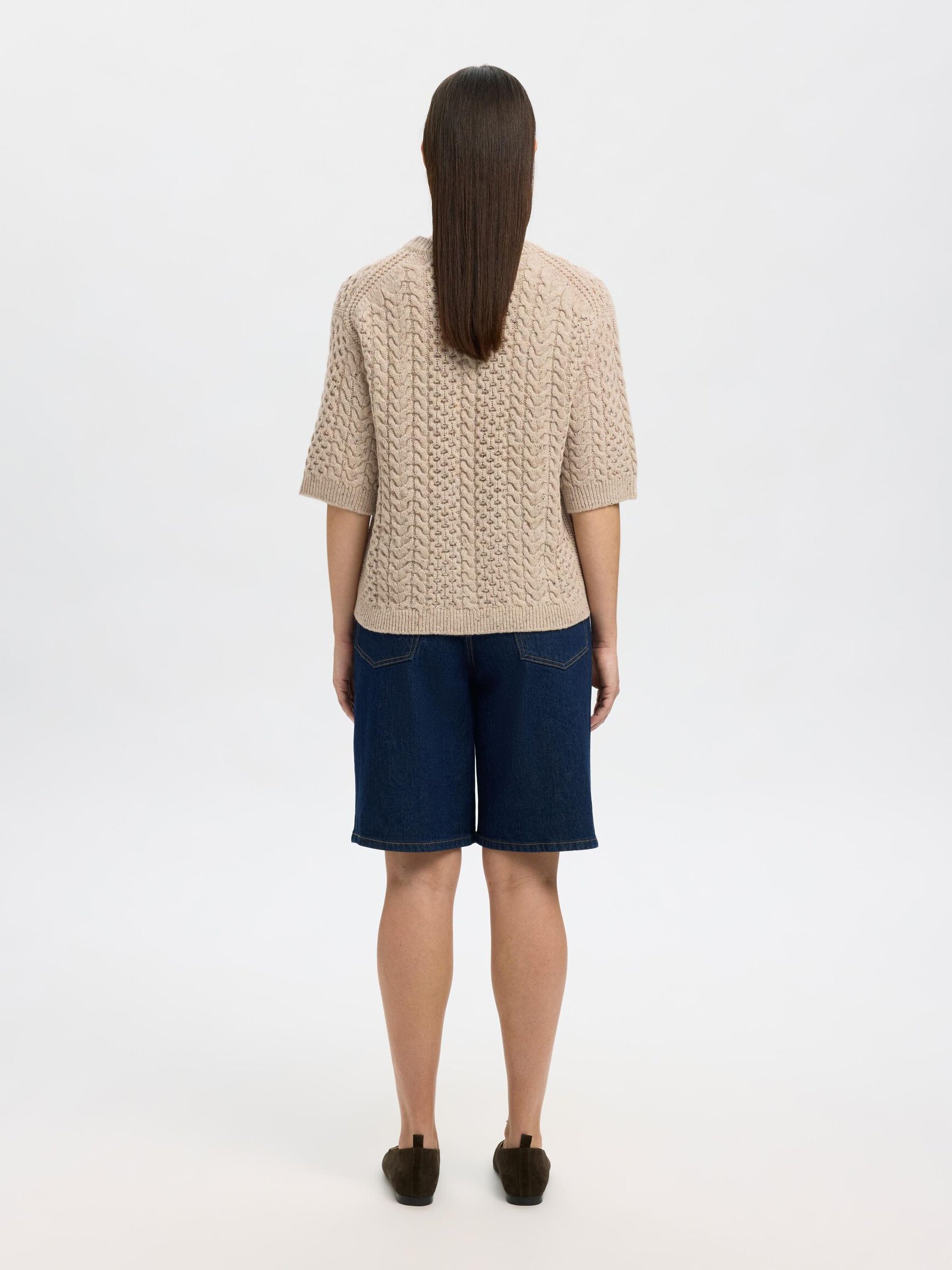 WOOL BLEND KNITTED PULLOVER