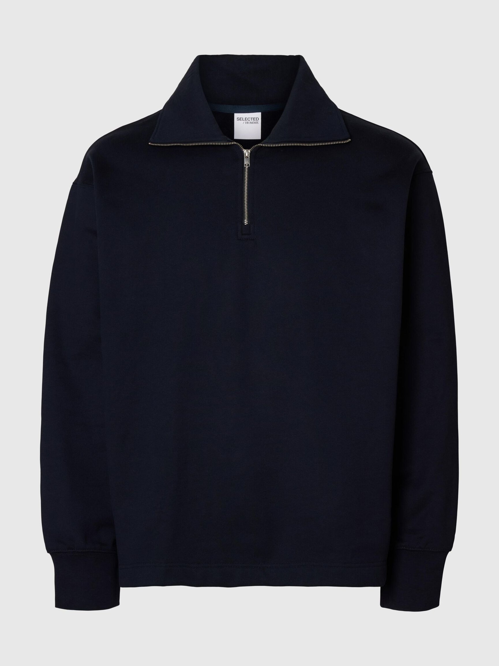 COTTON ZIPPED SWEATSHIRT