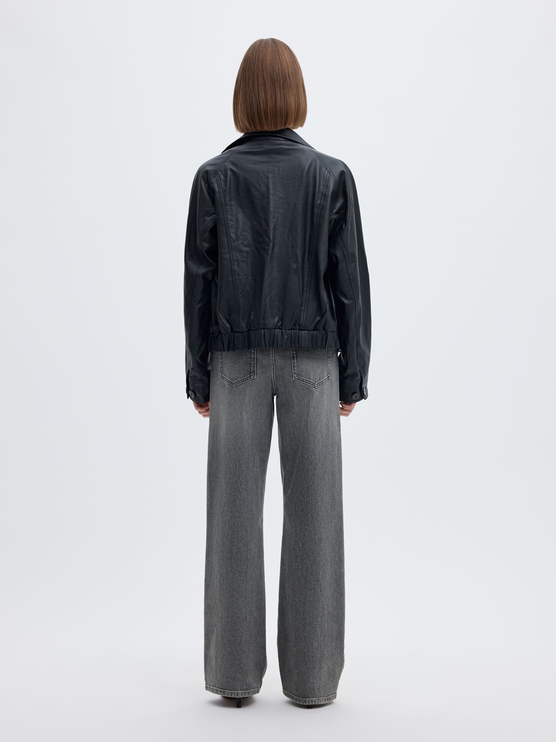 HIGH WAISTED WIDE LEG JEANS