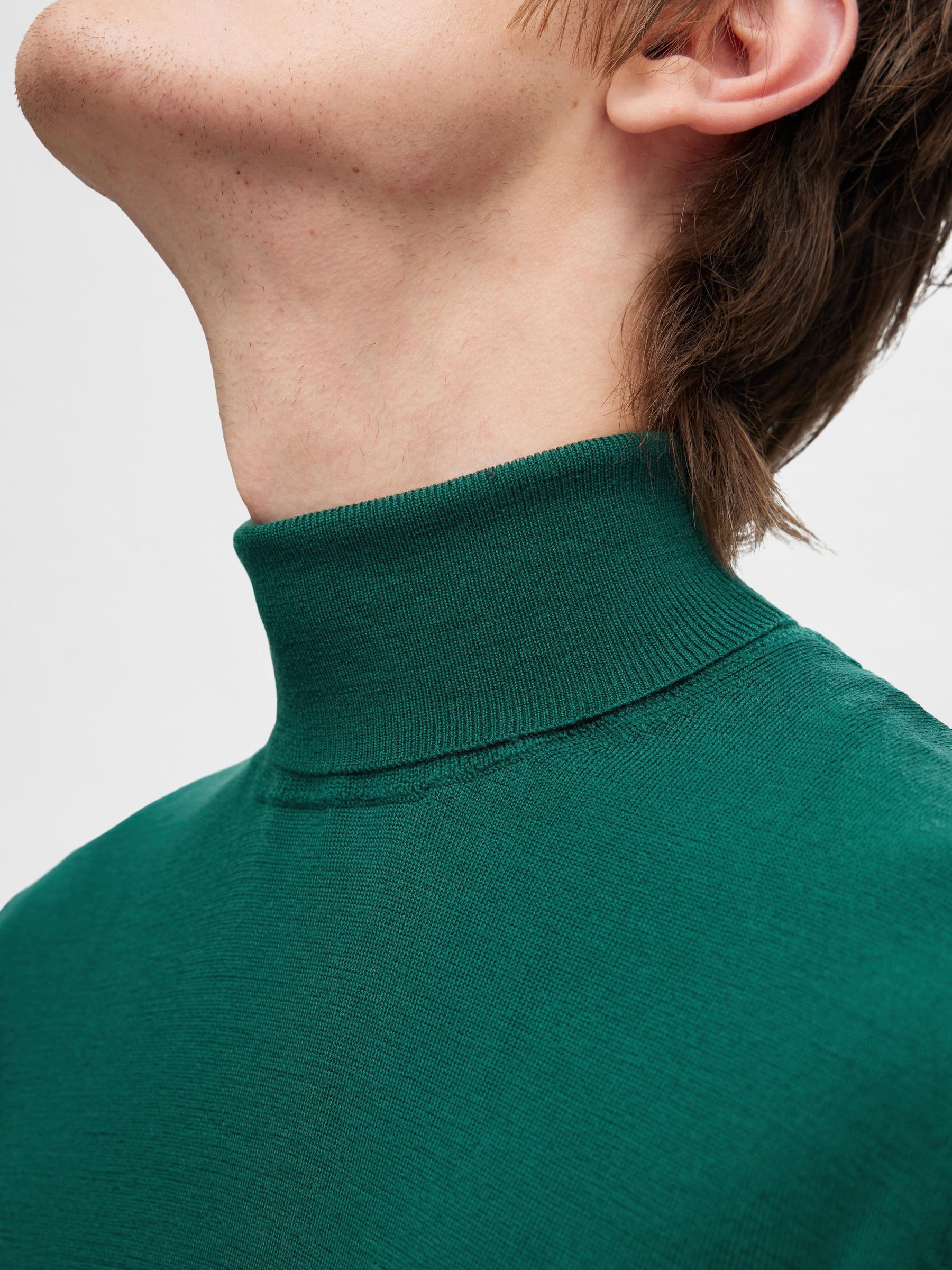 100% MERINO WOOL TURTLENECK