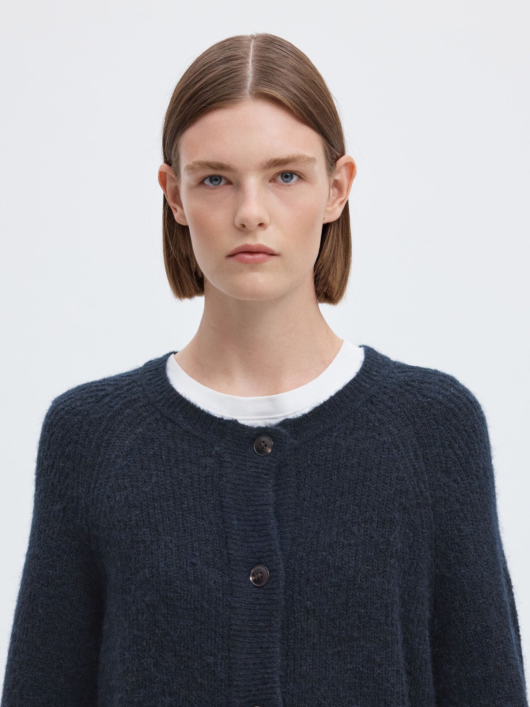 WOOL BLEND CARDIGAN