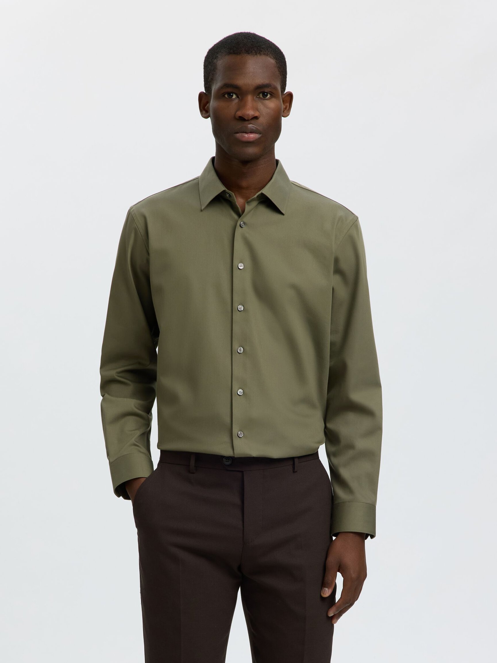 SLIM FIT STRETCH SHIRT