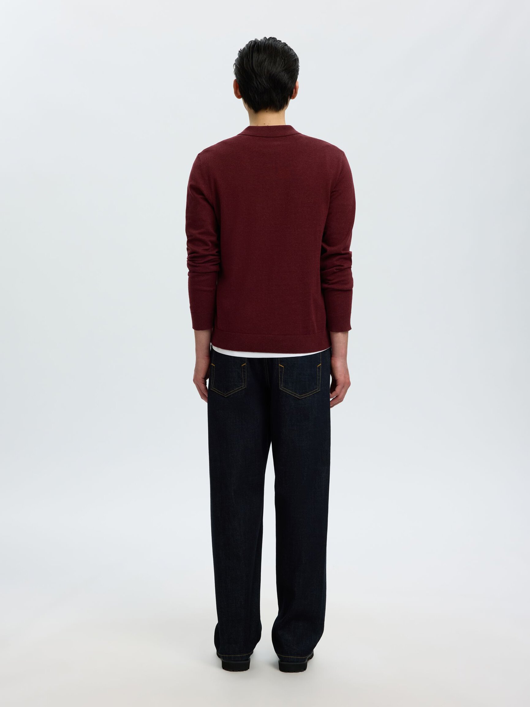 MANCHES LONGUES EN MAILLE POLO