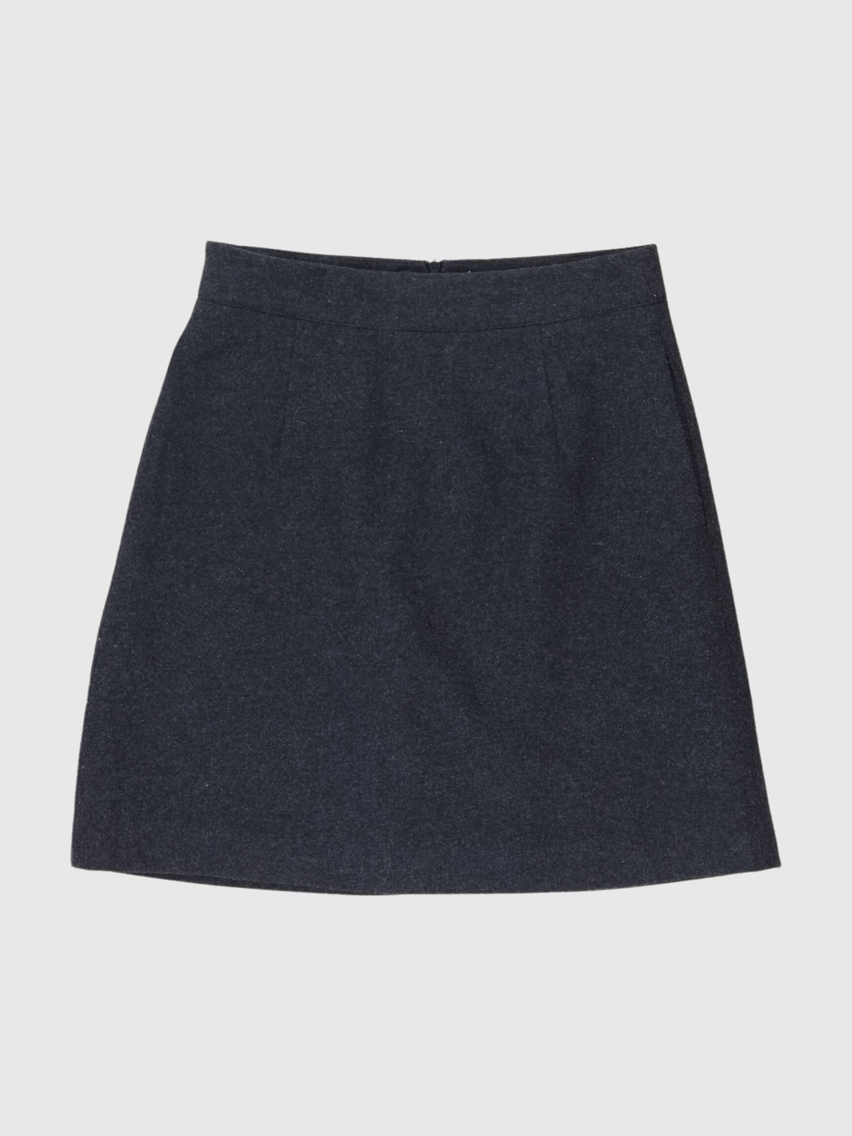 TAILORED WOOL BLEND MINI SKIRT