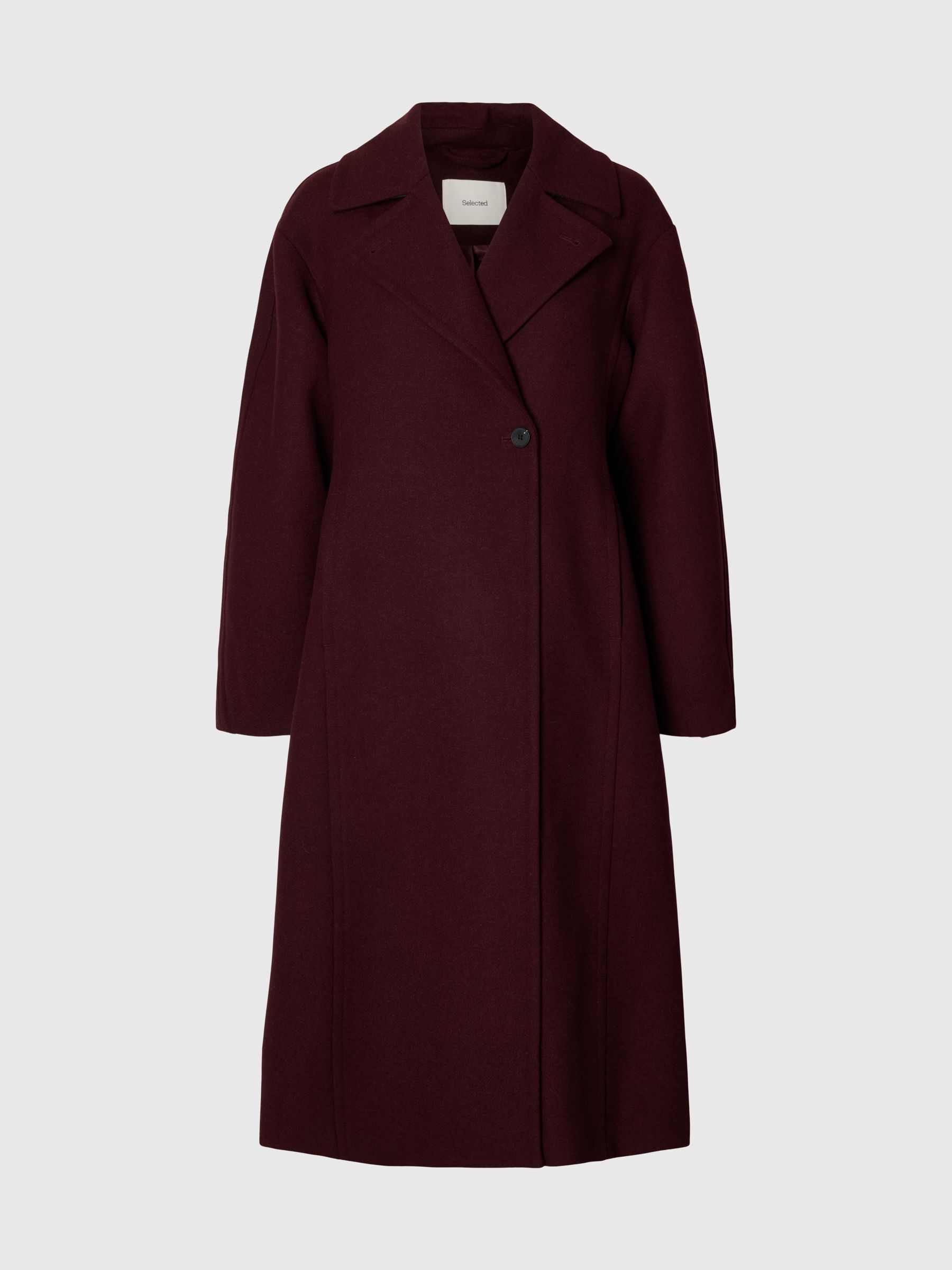 WOOL BLEND LONG COAT