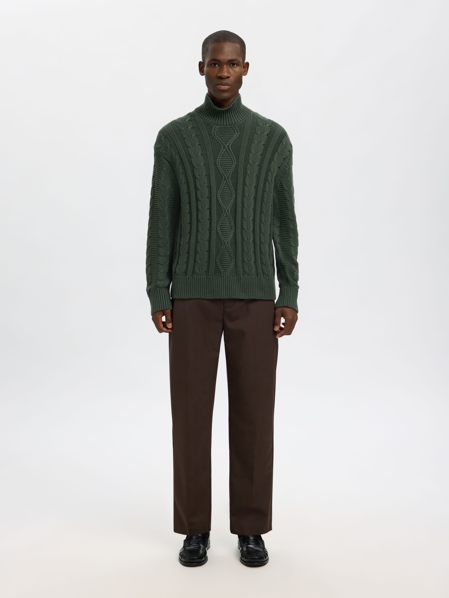 100% COTTON TURTLENECK