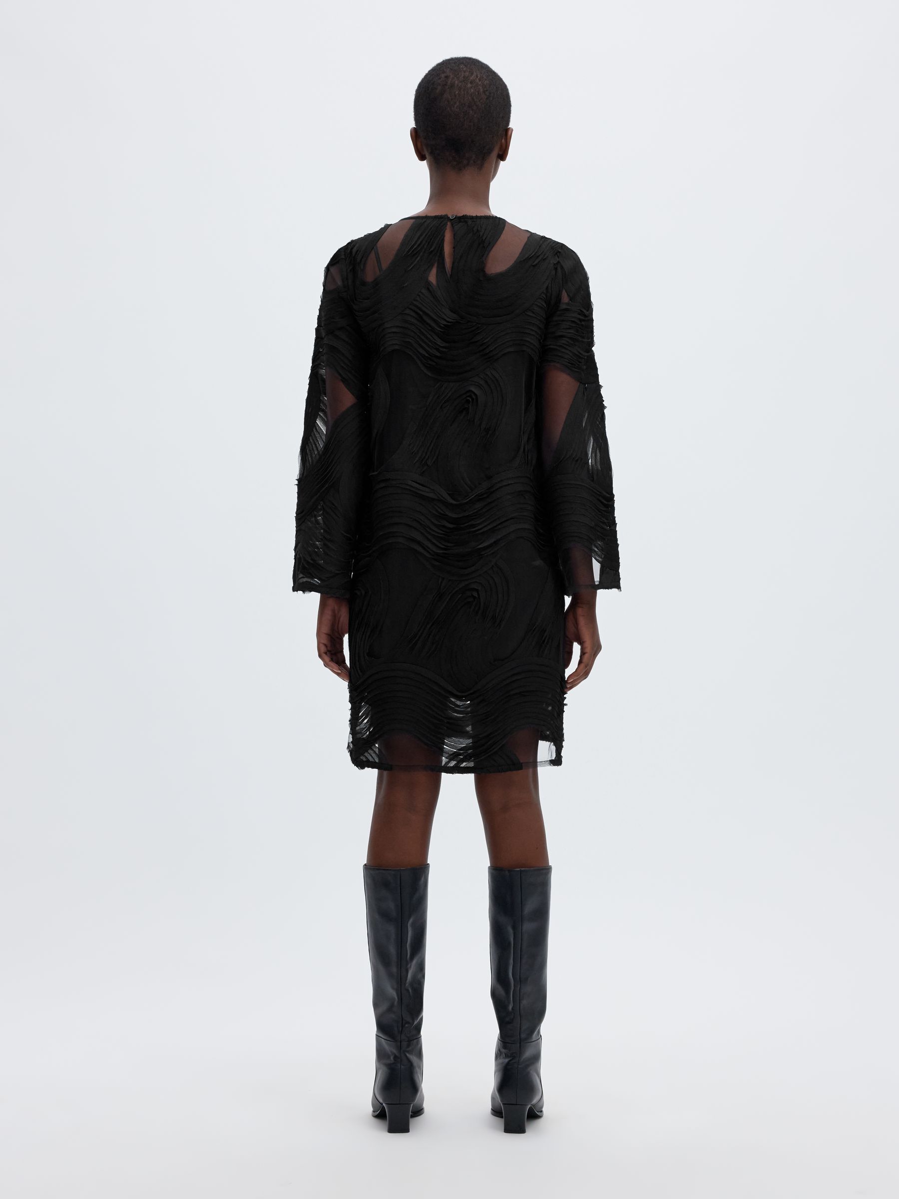 EMBROIDERED STYLE MINI DRESS