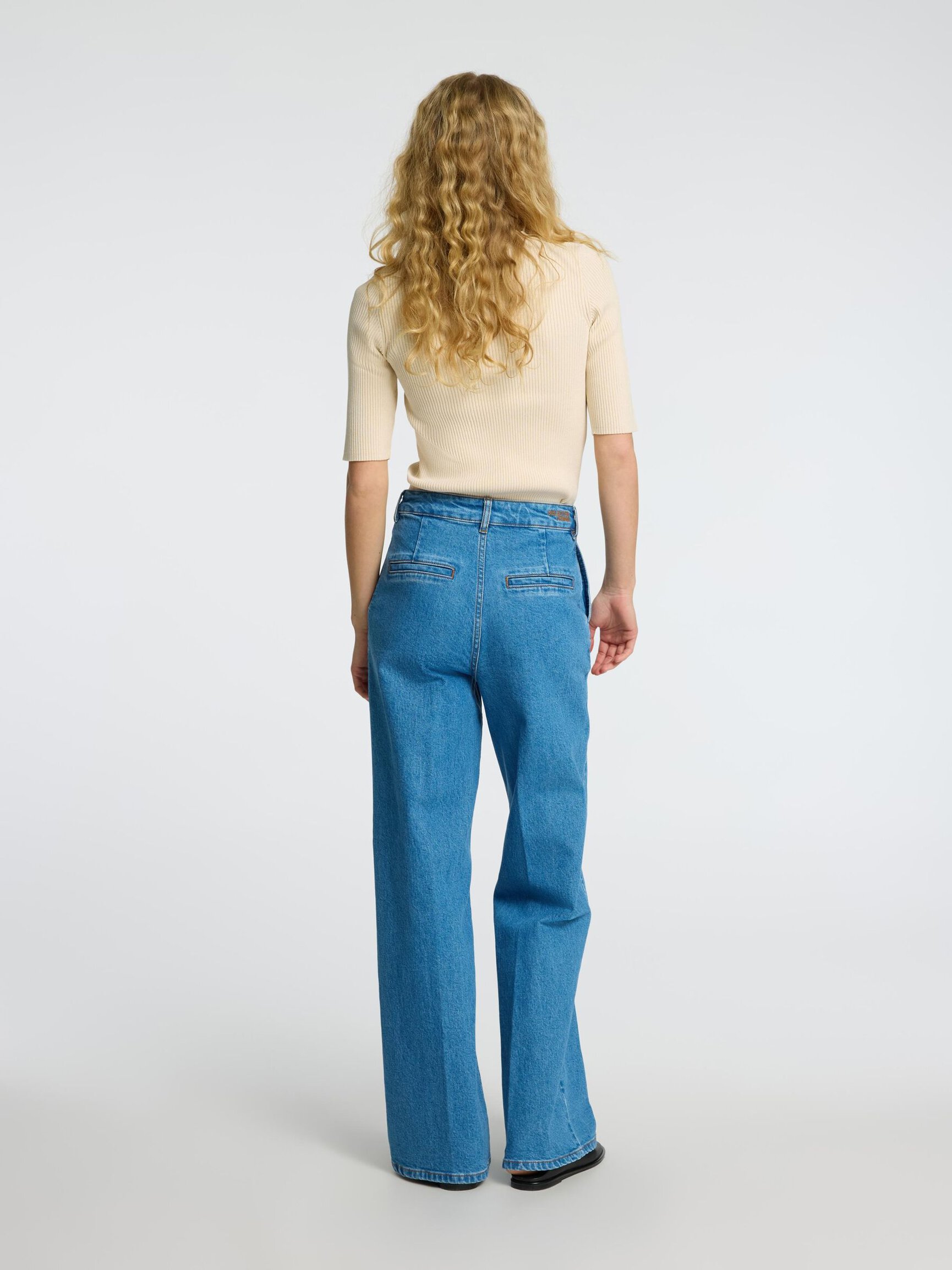 VISCOSE BLEND KNITTED TOP