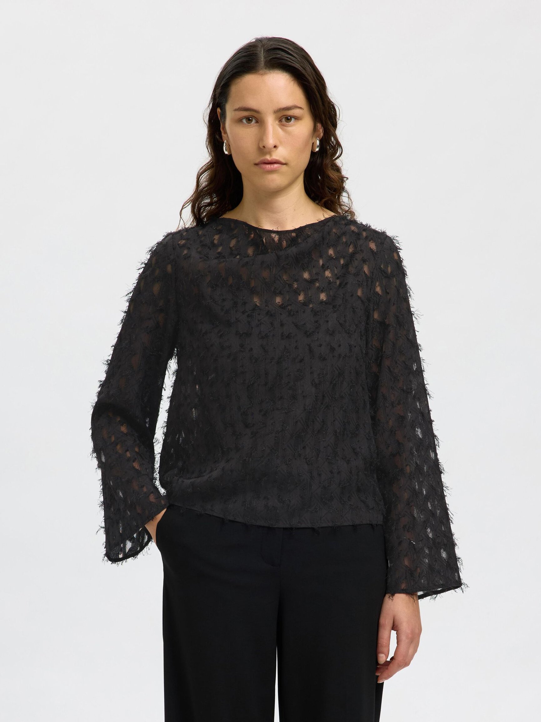 BOOTHALS JACQUARD BLOUSE