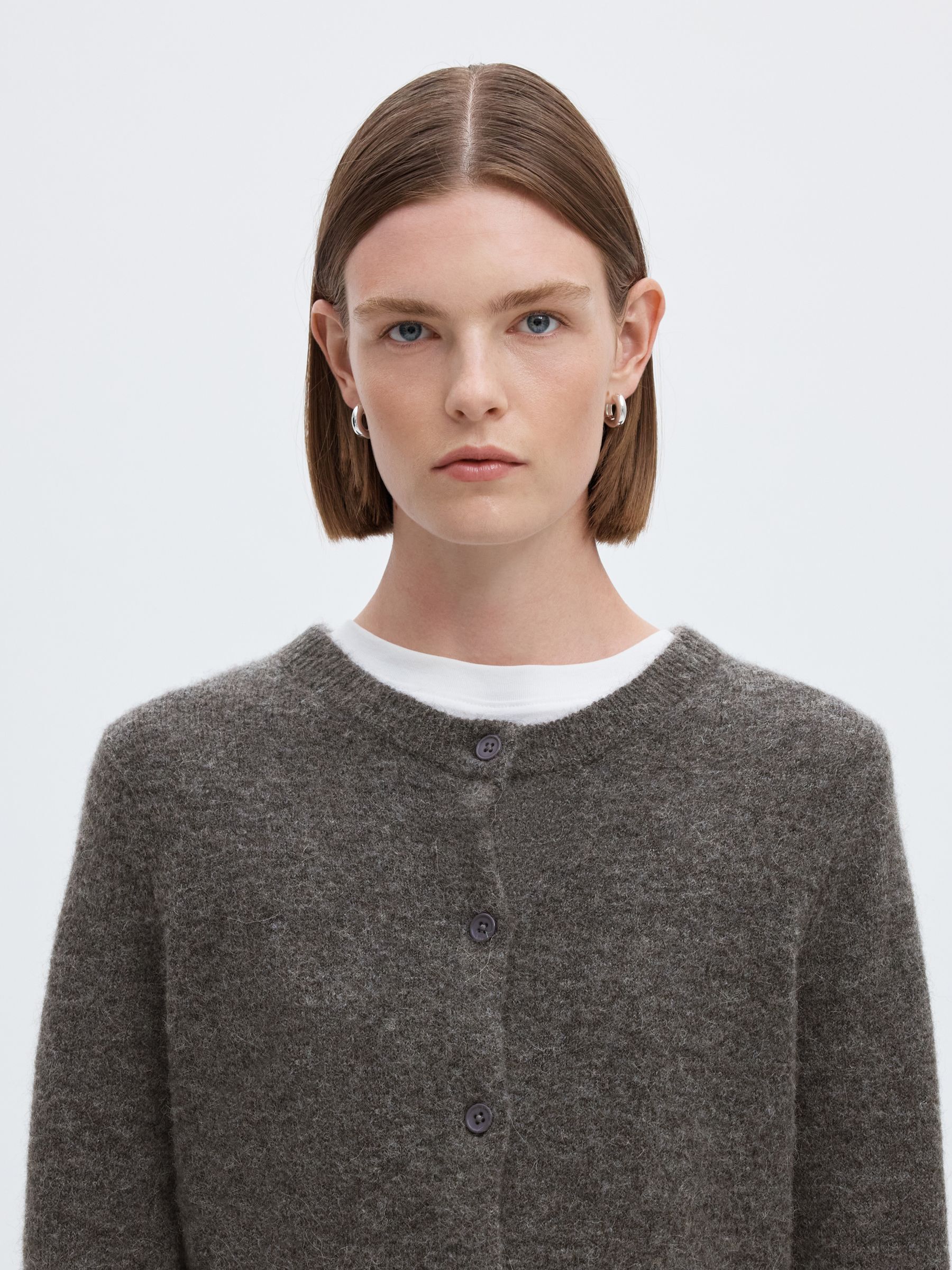 WOOL BLEND CARDIGAN