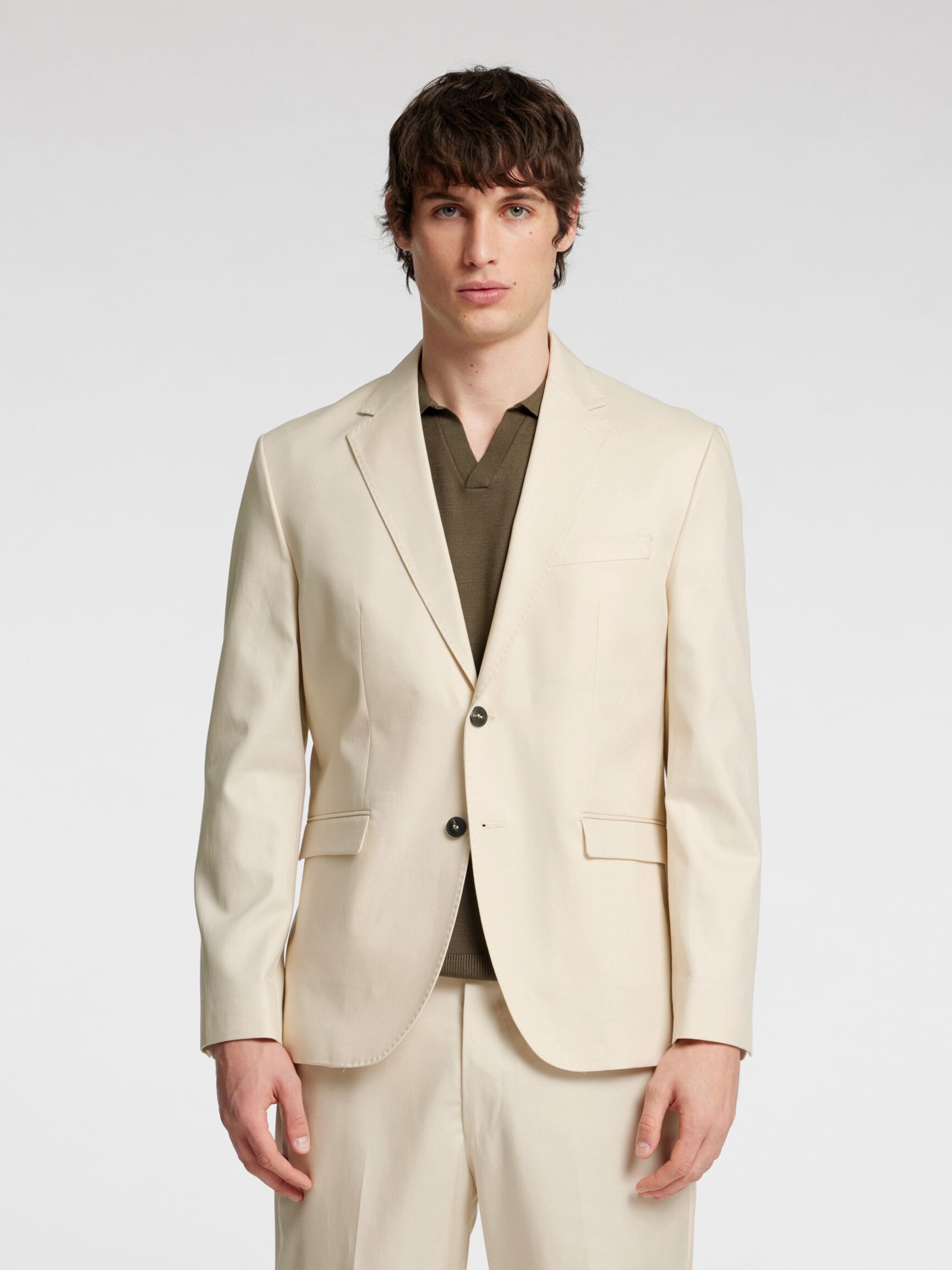REGULAR FIT SINGLE-BREASTED BLAZER