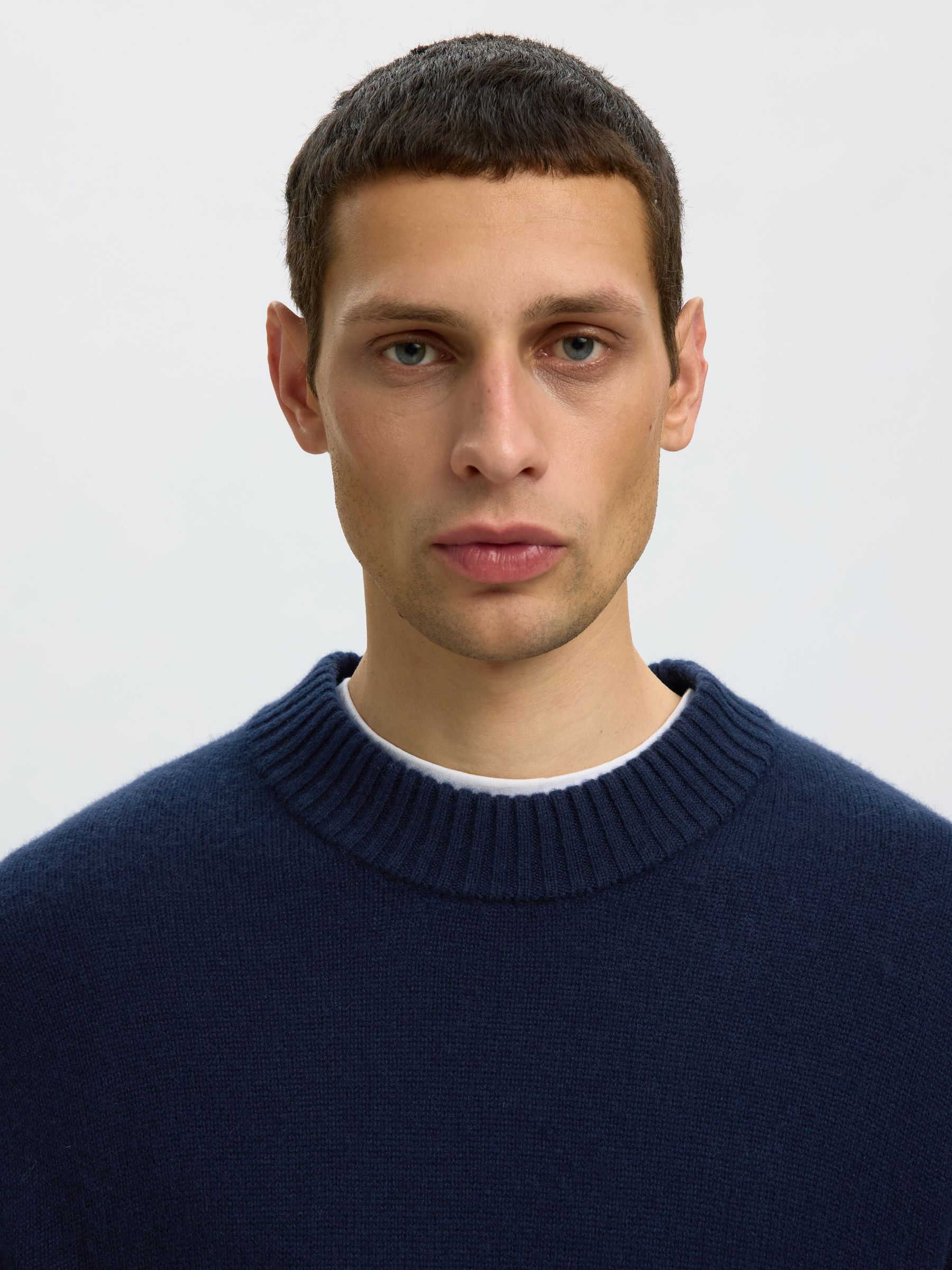 CASHMERE BLEND PULLOVER