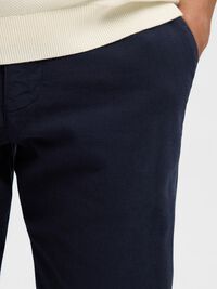 175 SLIM FIT STRUKTURERET CHINOS, Dark Sapphire, highres