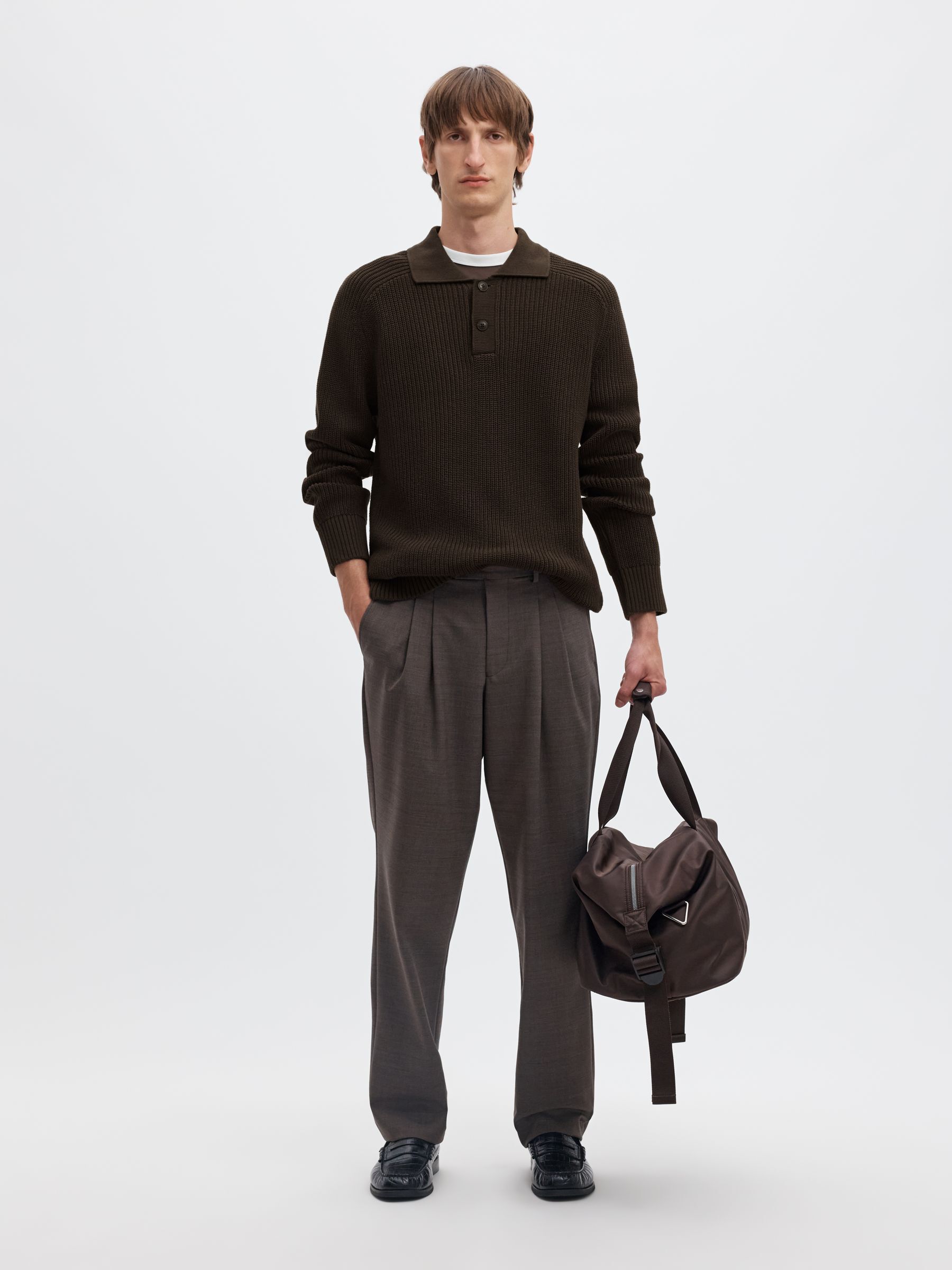 RIBBED PULLOVER
