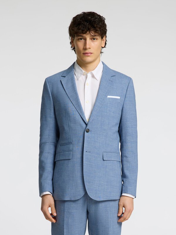 Slim Fit Single-Breasted Blazer