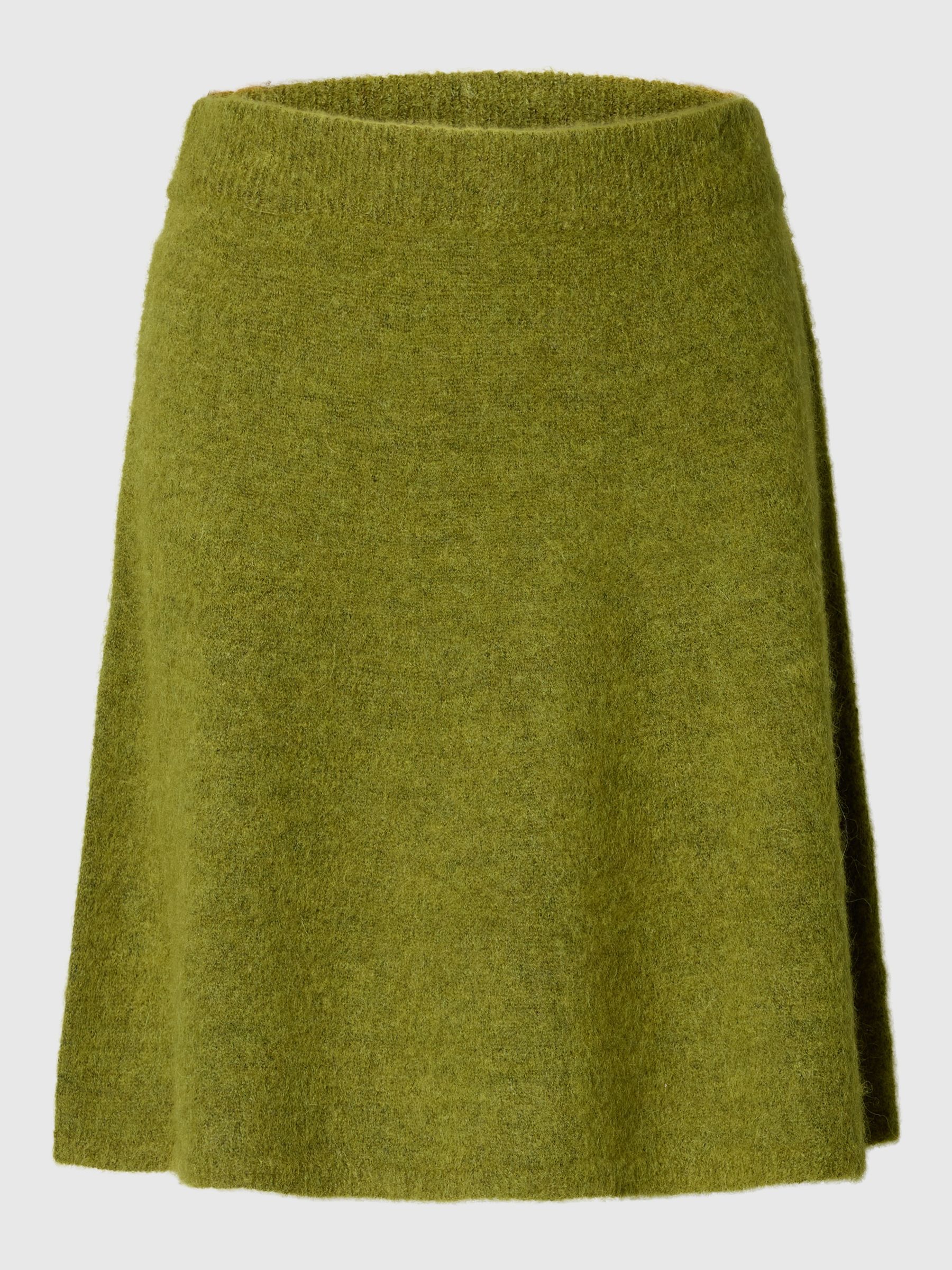 BRUSHED KNITTED SKIRT
