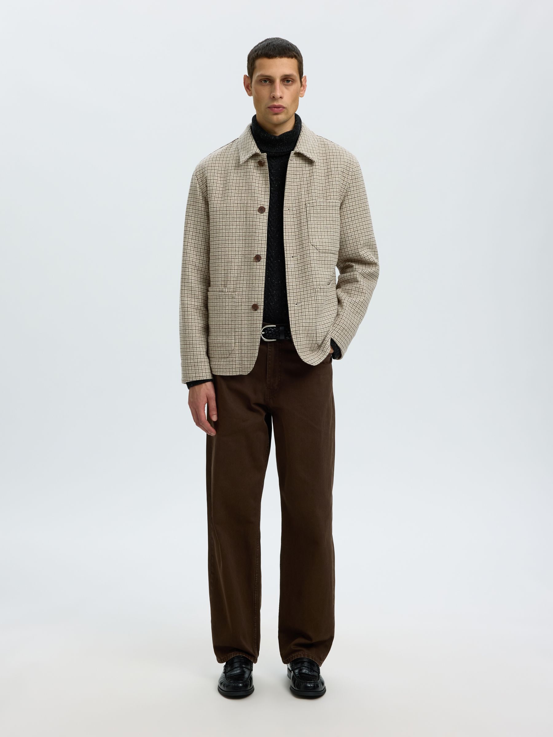 MÉLANGE DE LAINE BLAZER