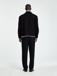 WATER REPELLENT SHORT JACKET, Black, highres