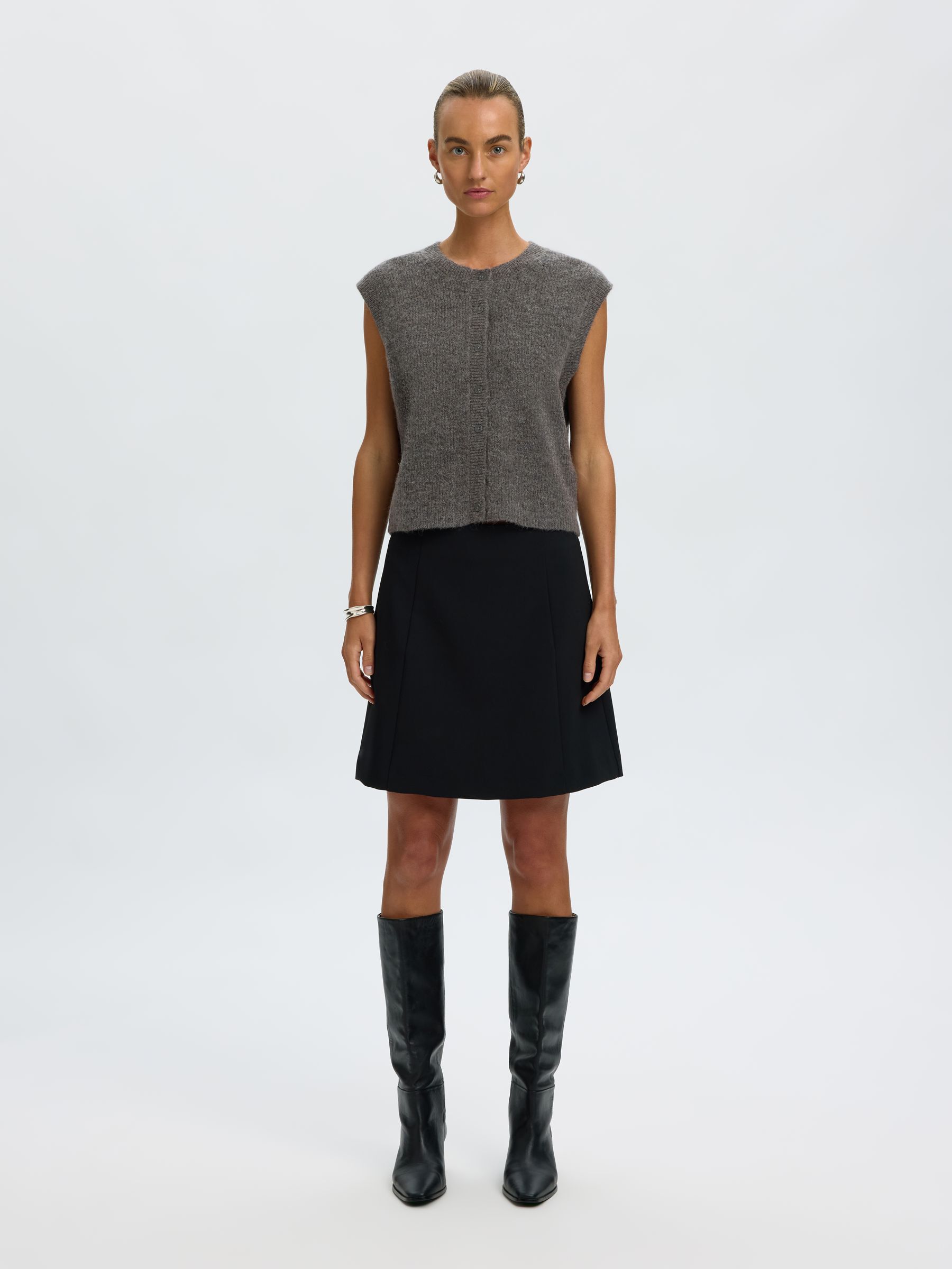 WOOL BLEND  WAISTCOAT