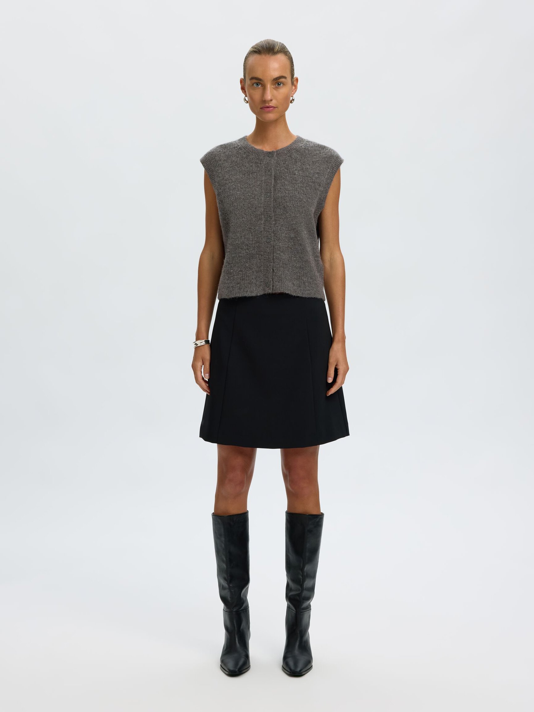 WOOL BLEND WAISTCOAT