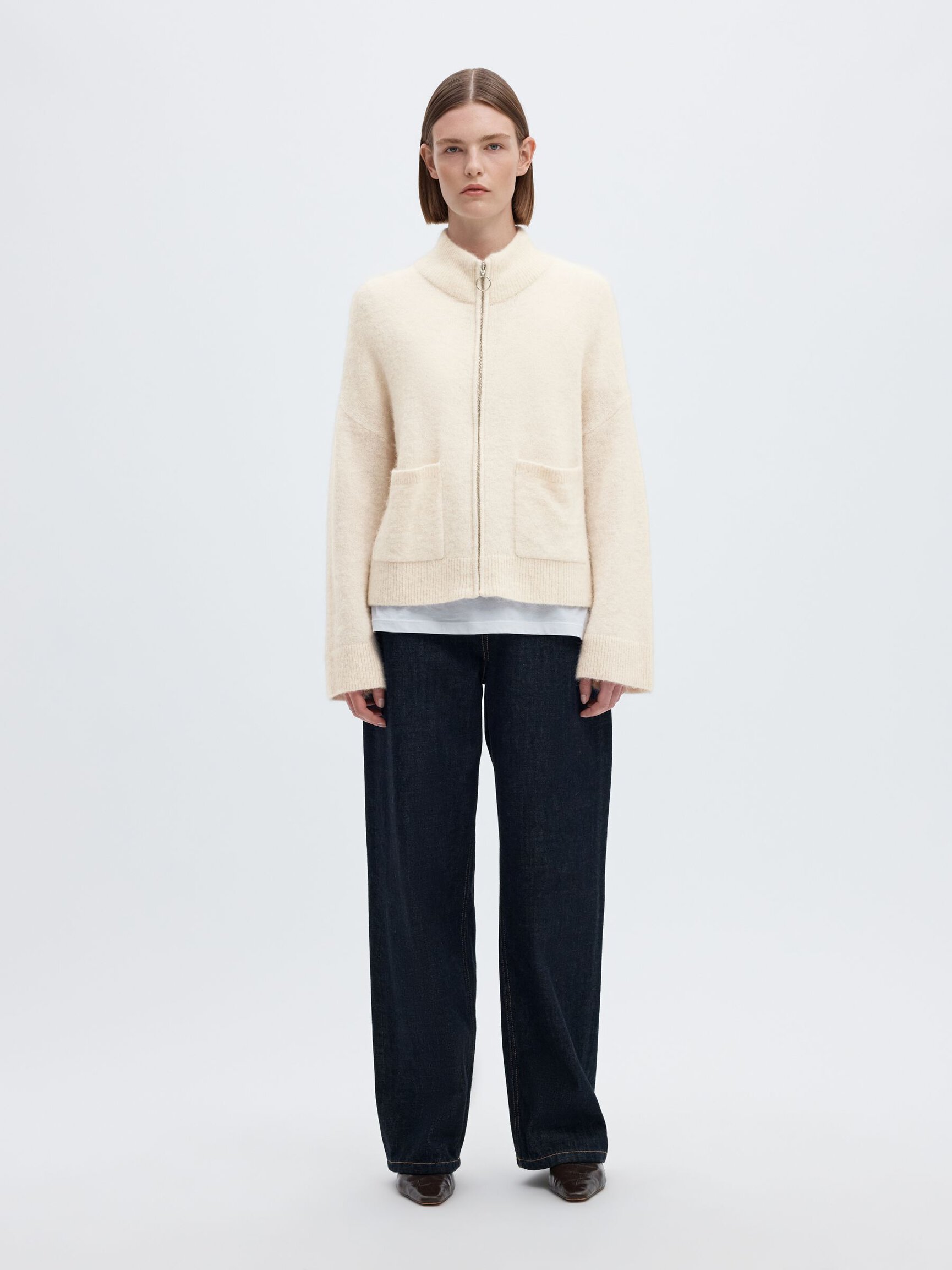 WOOL BLEND CARDIGAN