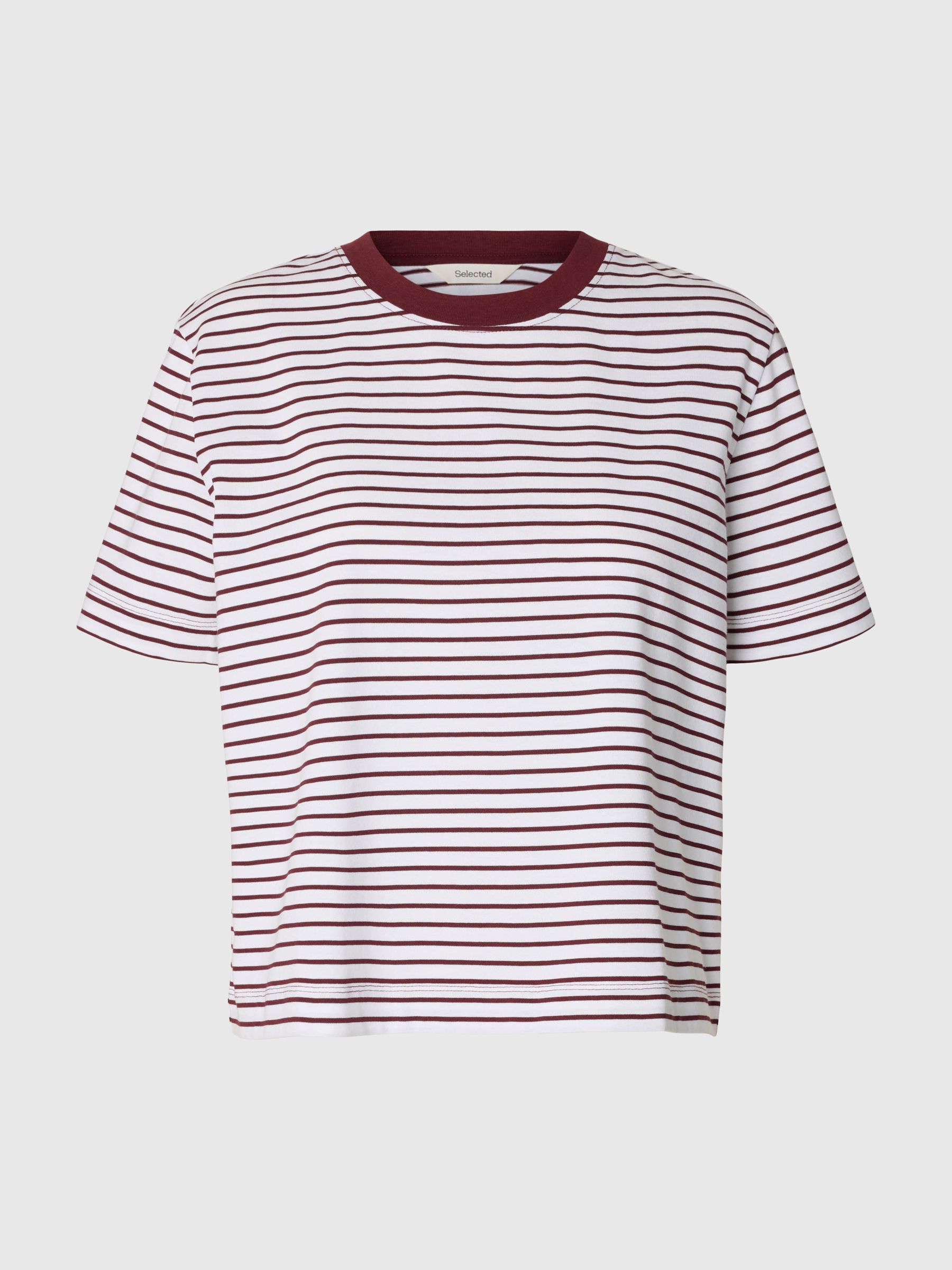 STRIPED BOXY FIT T-SHIRT