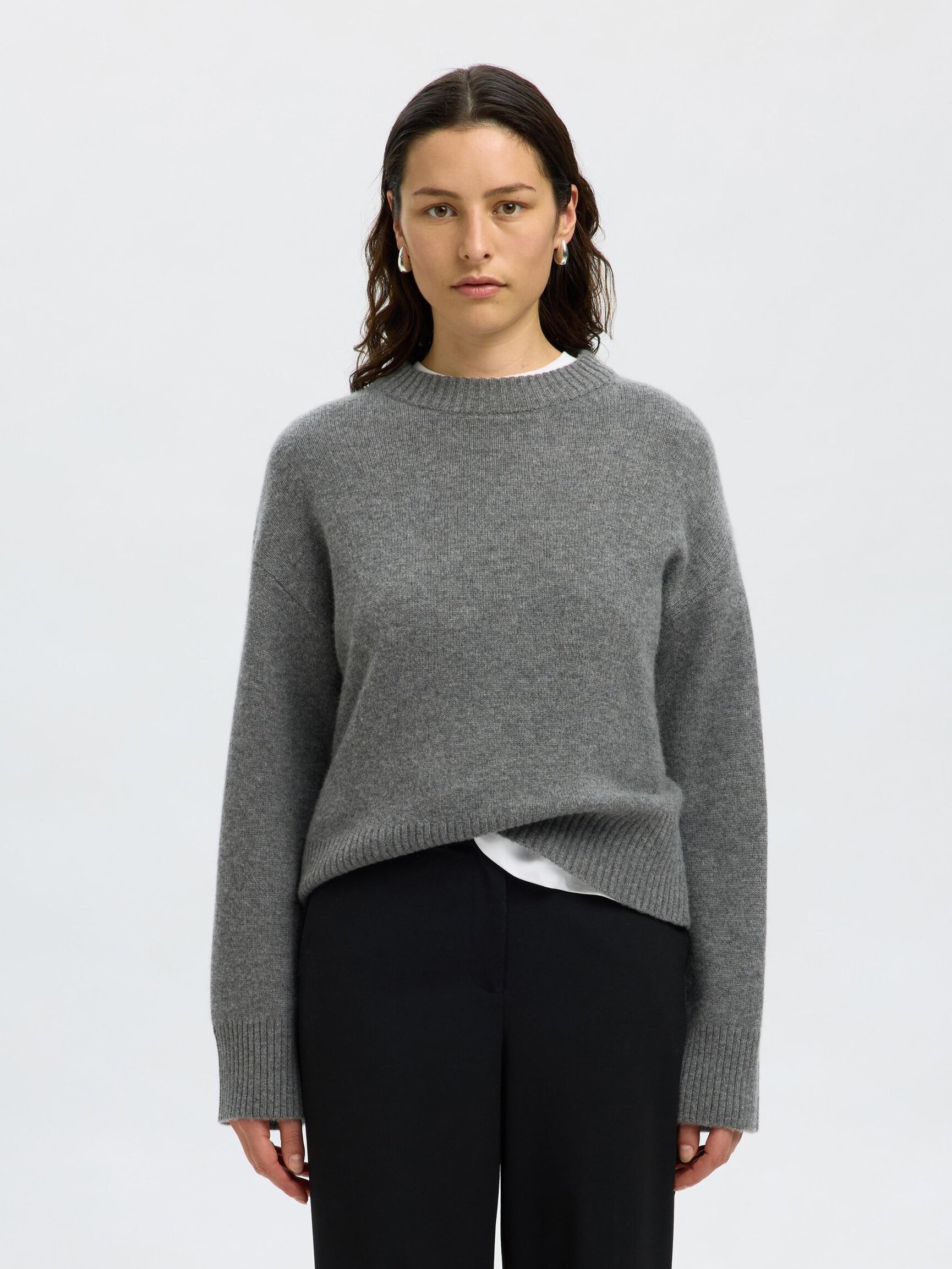CASHMERE BLEND PULLOVER