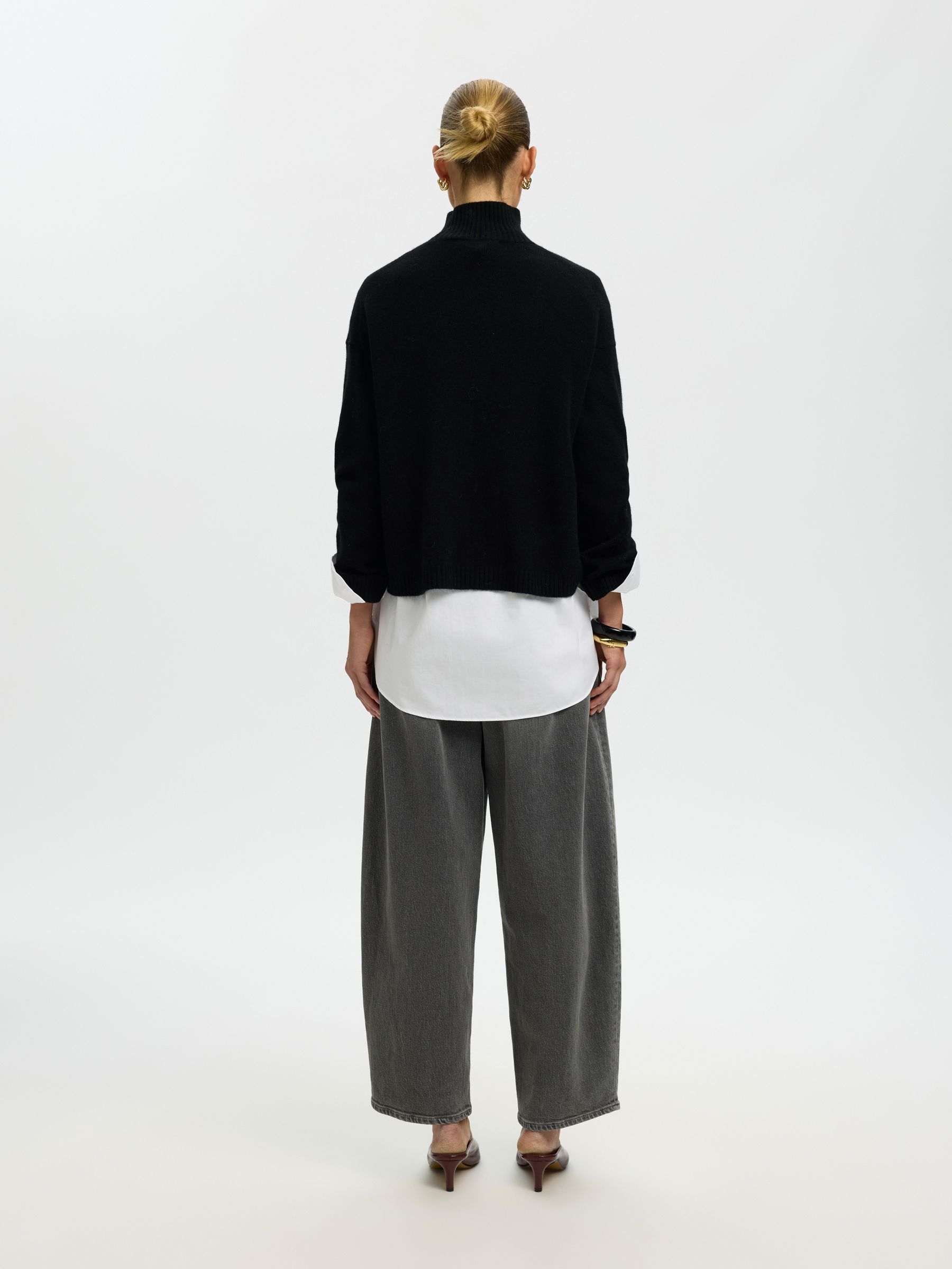 CASHMERE BLEND PULLOVER