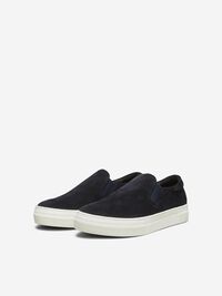 SUEDE TRAINERS, Dark Navy, highres