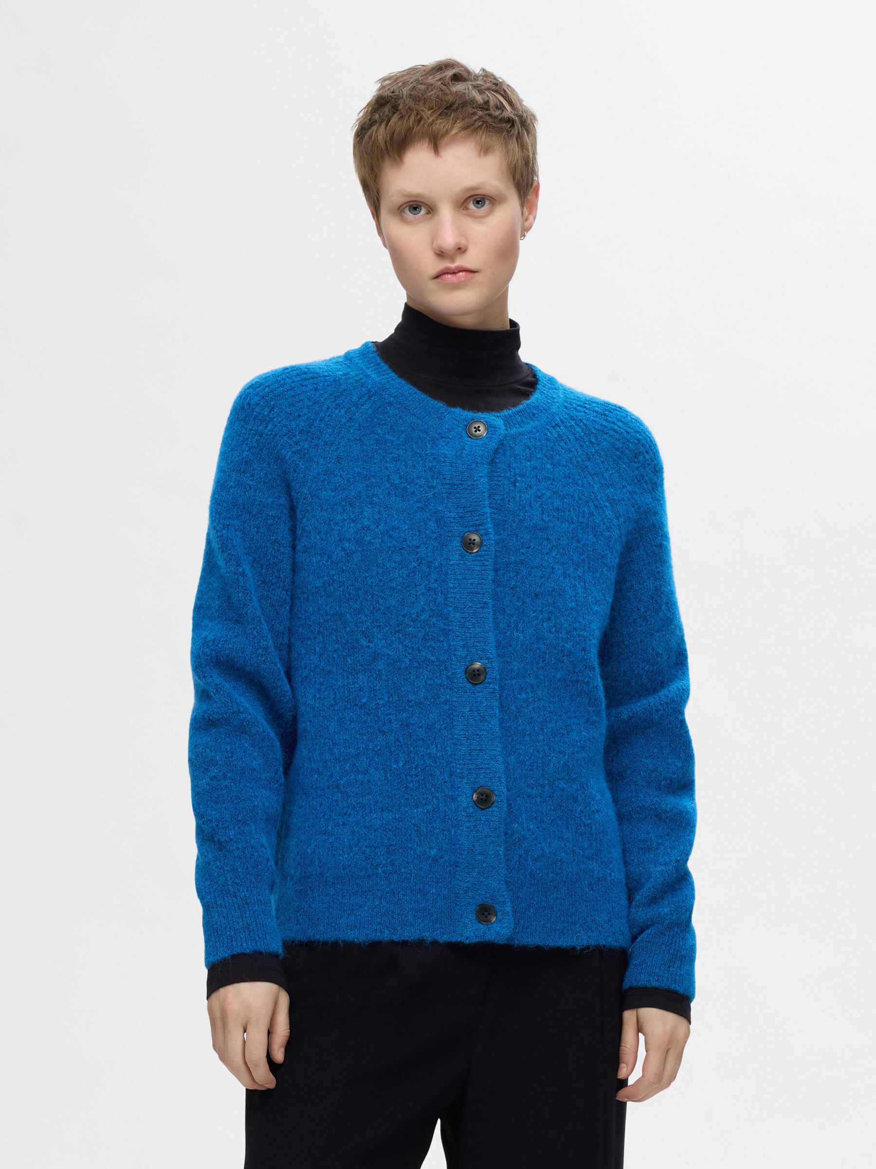 LAINE MÉLANGÉE CARDIGAN