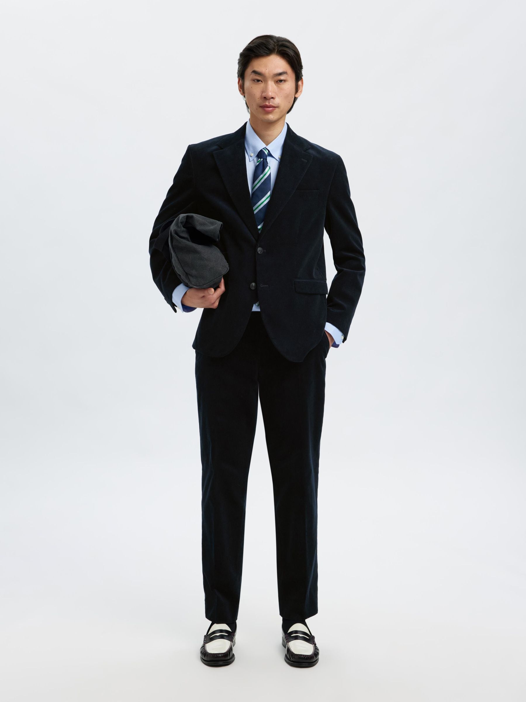 REGULAR FIT CORDUROY  BLAZER