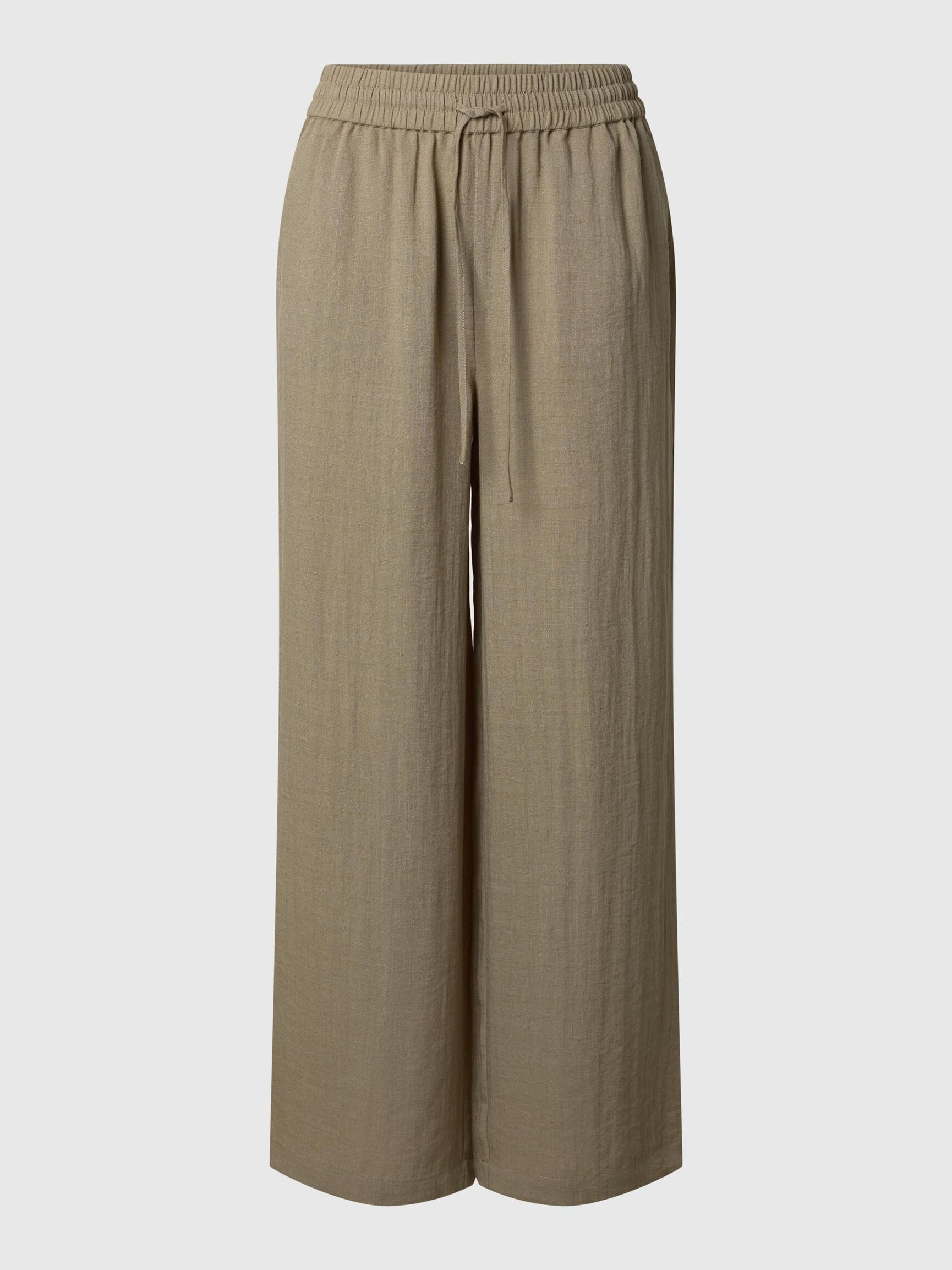 VISCOSE BLEND TROUSERS