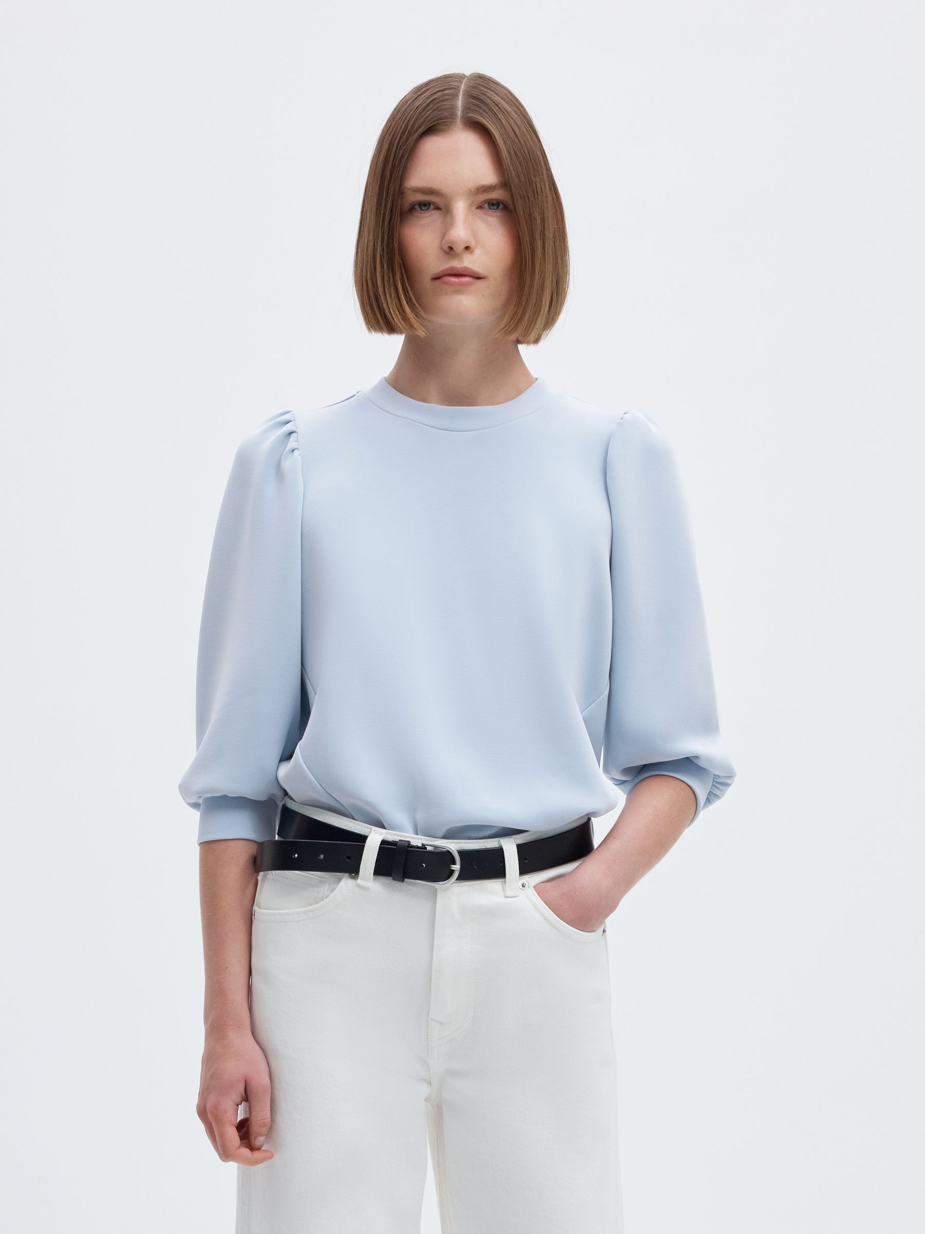 PUFF SLEEVE SWEATSHIRT