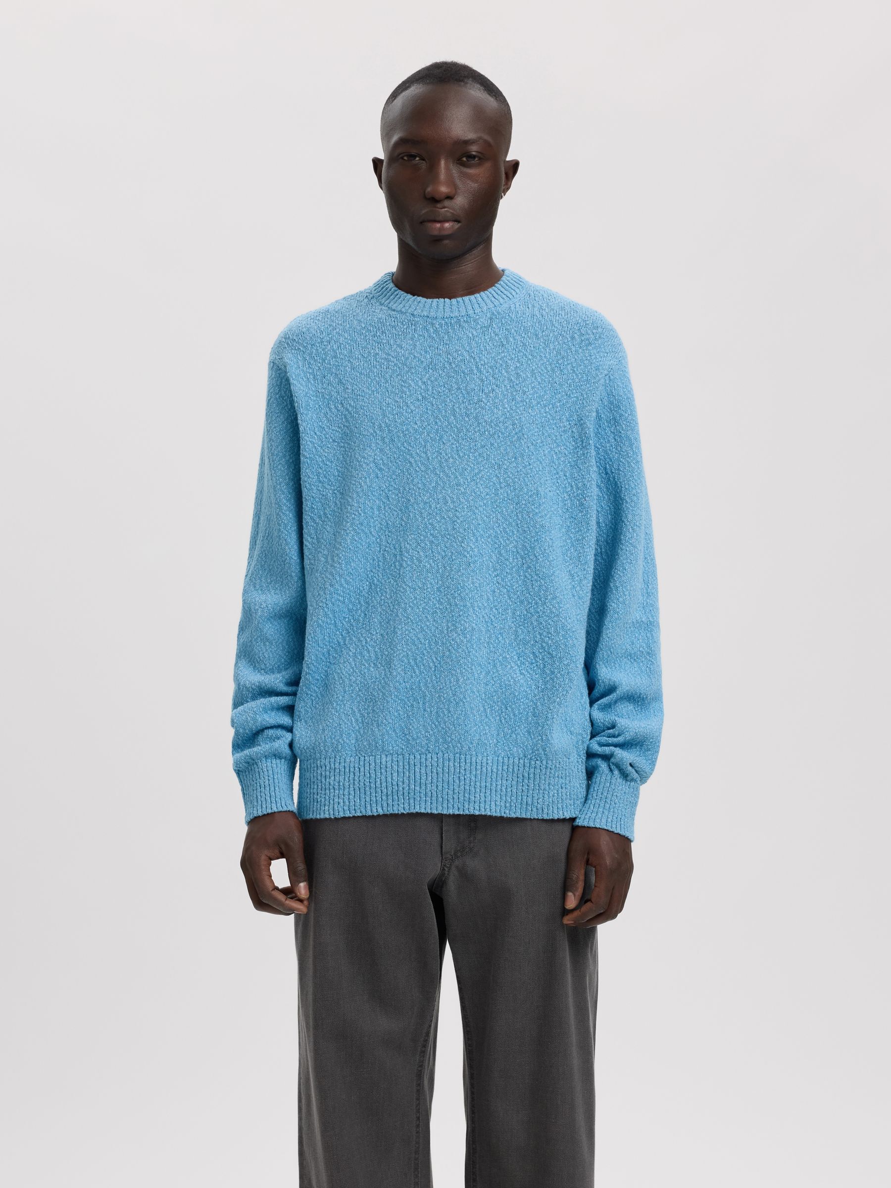 COTTON CREWNECK JUMPER