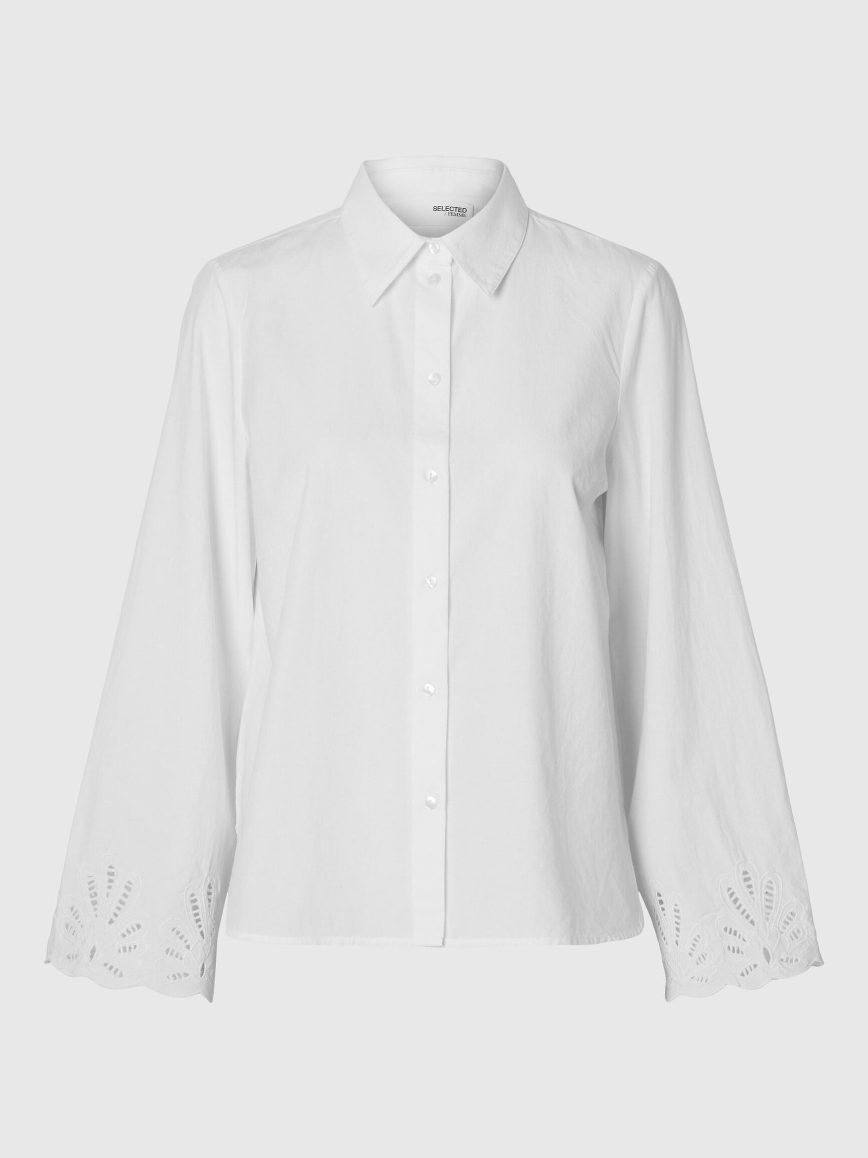 BRODERIE ANGLAISE LONG SLEEVED SHIRT
